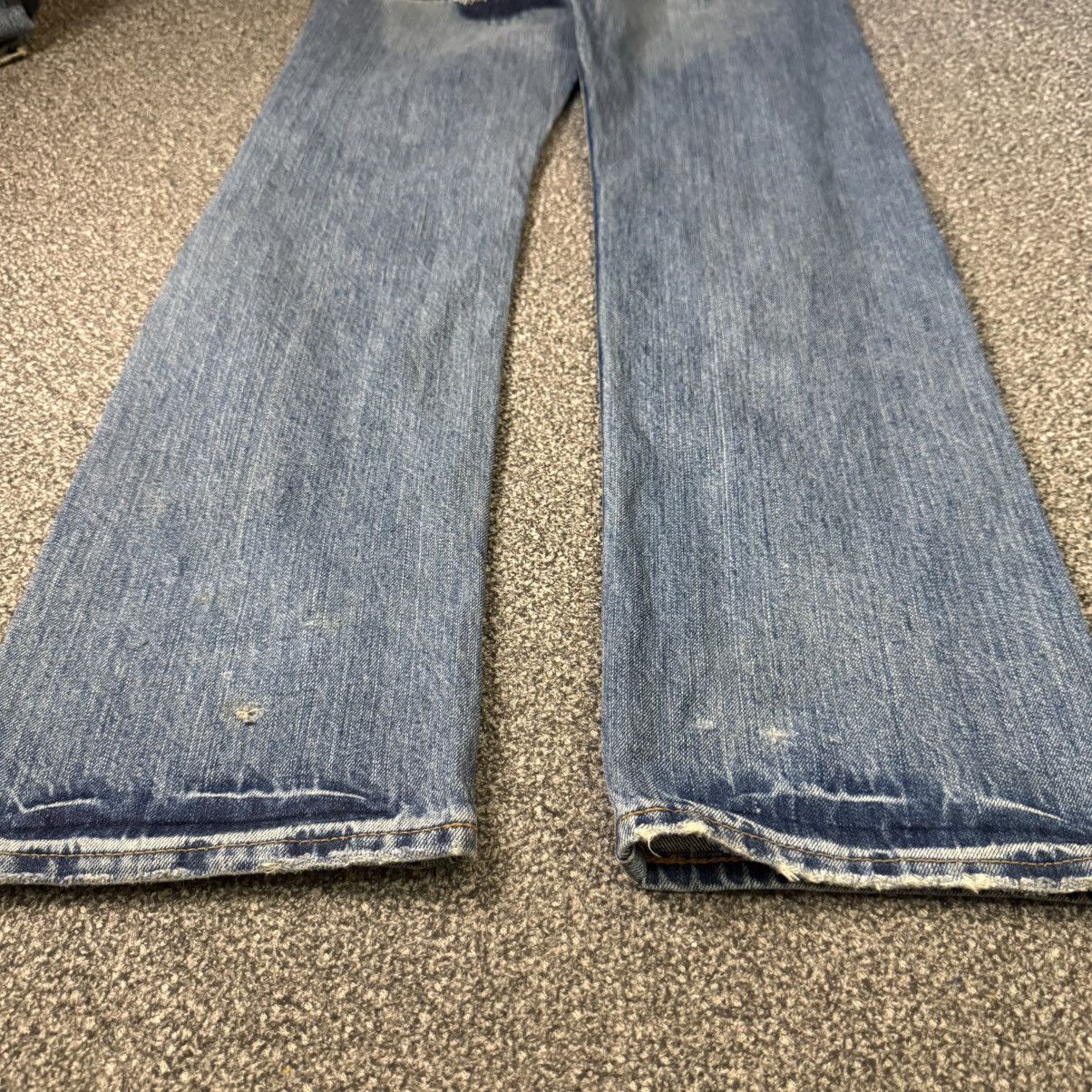 Undercover × Uniqlo 🔥🇯🇵 Vintage 90s Uniqlo Distressed Aging Wash Denim Size 32" / US 10 / IT 46 - 11 Thumbnail