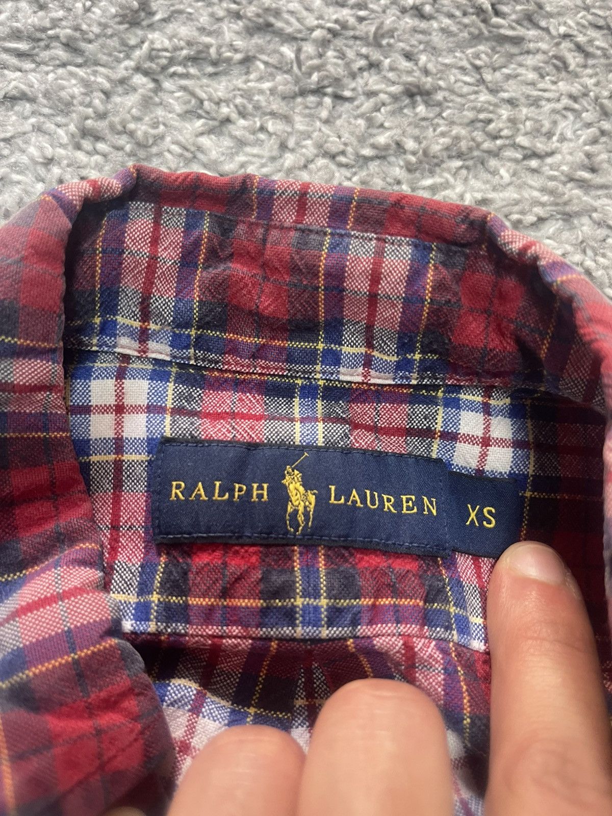 Ralph Lauren × Vintage RALPH LAUREN VINTAGE CHEKERED PLAID SHIRT SIZE XS Size XS / US 0-2 / IT 36-38 - 8 Thumbnail