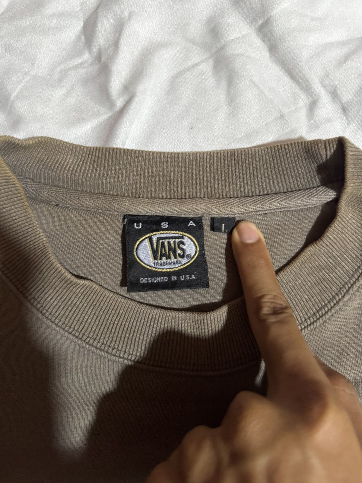 Vans Faded Moss Vintage Vans Skateboard Sweatshirt Size US M / EU 48-50 / 2 - 5 Thumbnail
