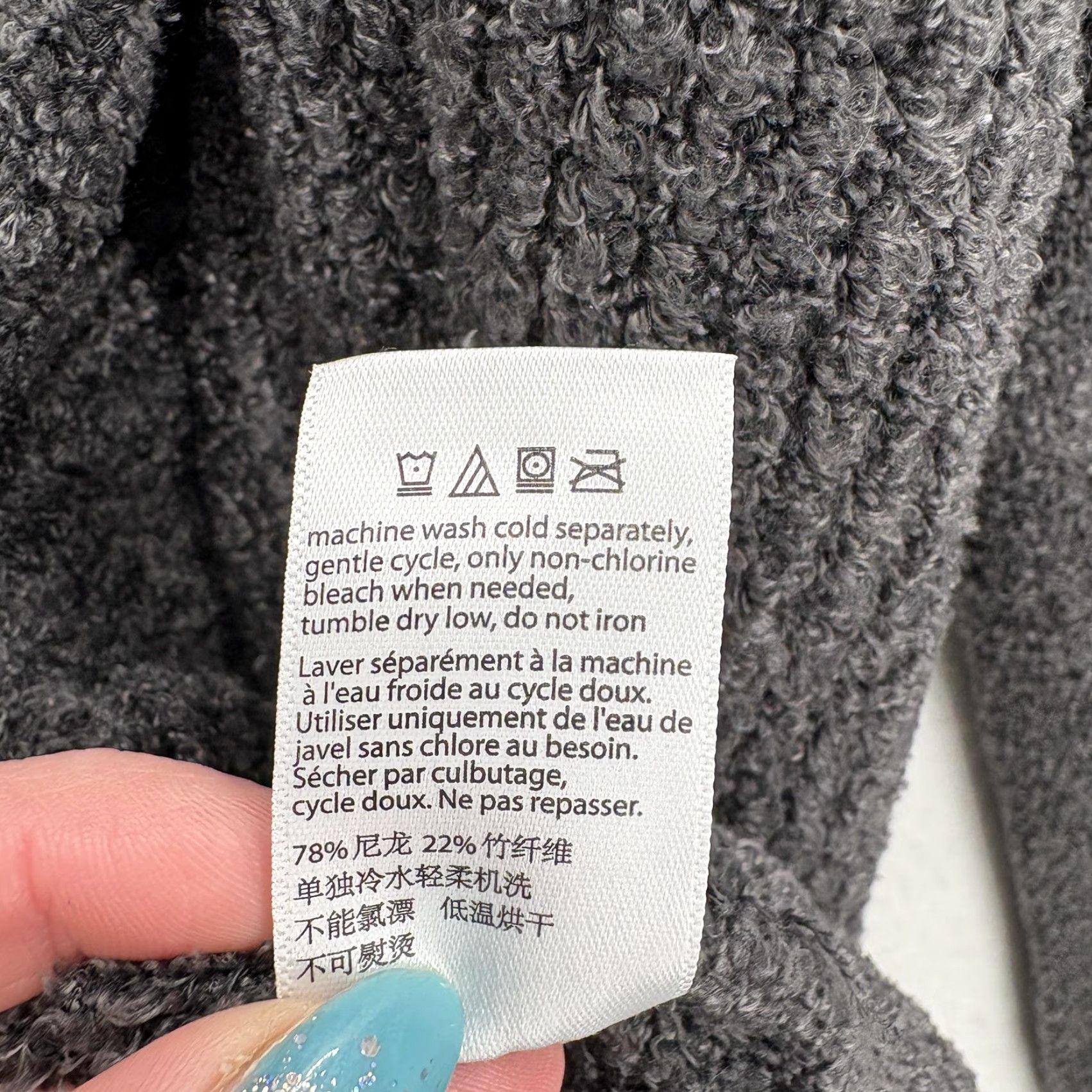 Vintage Barefoot Dreams Cardigan Womens Large Gray Cozychic Lite Open Pockets Knit Lightweight Size L / US 10 / IT 46 - 6 Thumbnail