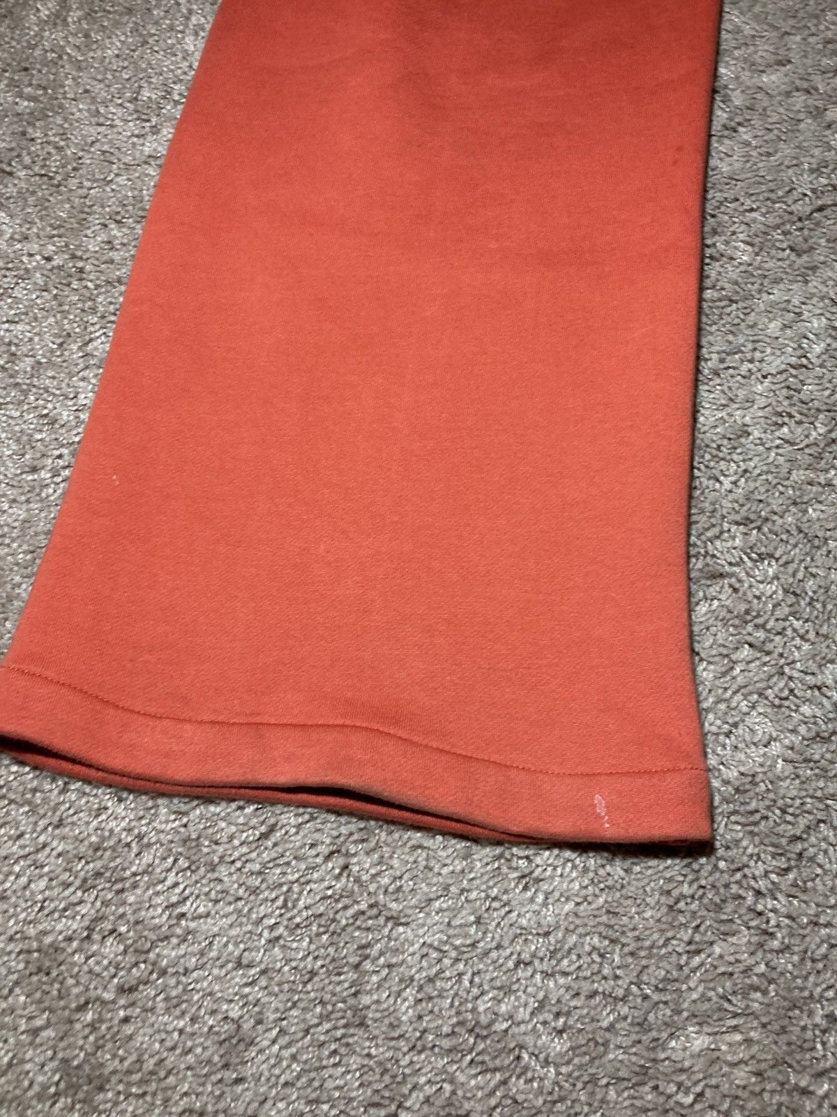 Martine Rose AW18 Martine Rose Wide Leg Orange Logo Script Sweats 2018 Size US 30 / EU 46 - 12 Thumbnail