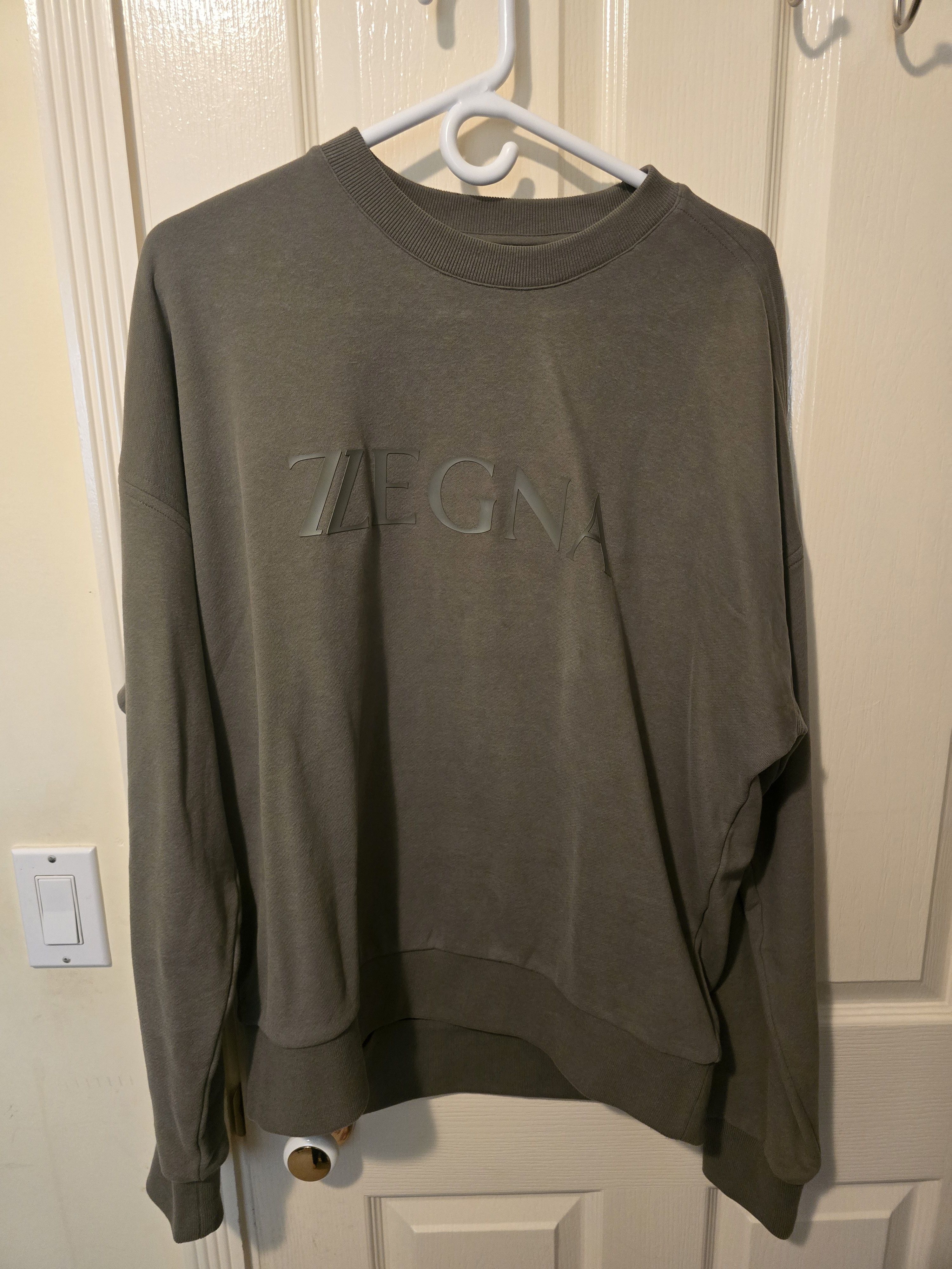 Z Zegna Z Zengna cotton crew kneck sweater Size US L / EU 52-54 / 3 - 2 Thumbnail