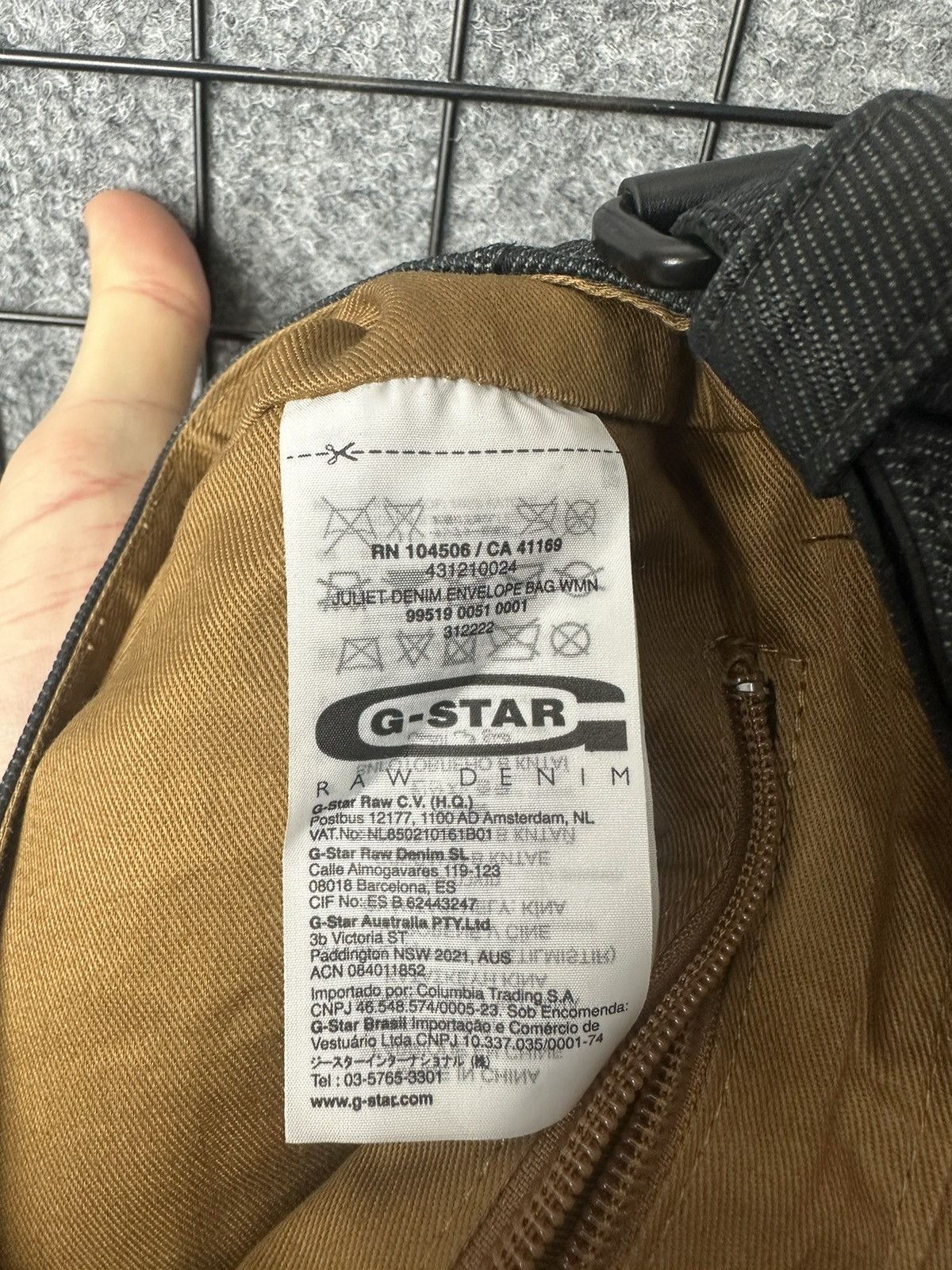 G-Star G Star Raw Juliet Denim Envelope Flap Shoulder Bag Size OS Size ONE SIZE - 12 Thumbnail
