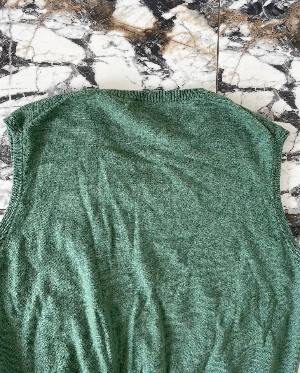 Polo Ralph Lauren Vintage Ralph Lauren Merino Wool Men's Green Sleeveless Size US L / EU 52-54 / 3 - 6 Thumbnail