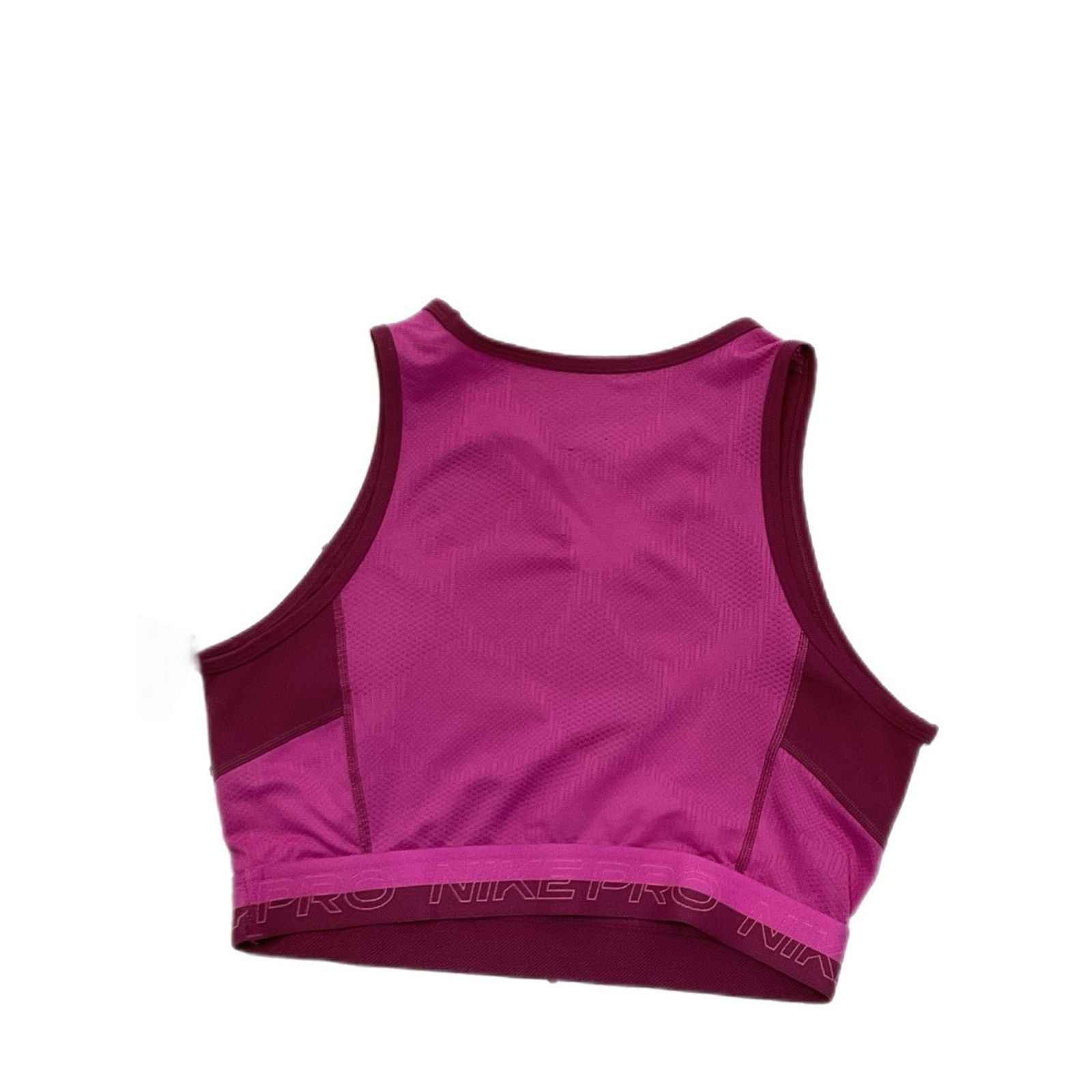 Nike Nike Pro Magenta Compression Crop Top Size S / US 4 / IT 40 - 2 Thumbnail