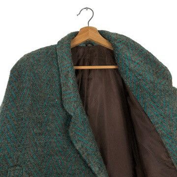 Japanese Brand 🔥Rich Green Fly Wool Herringbone Bomber Jacket Issey Miyake Size US M / EU 48-50 / 2 - 10 Thumbnail