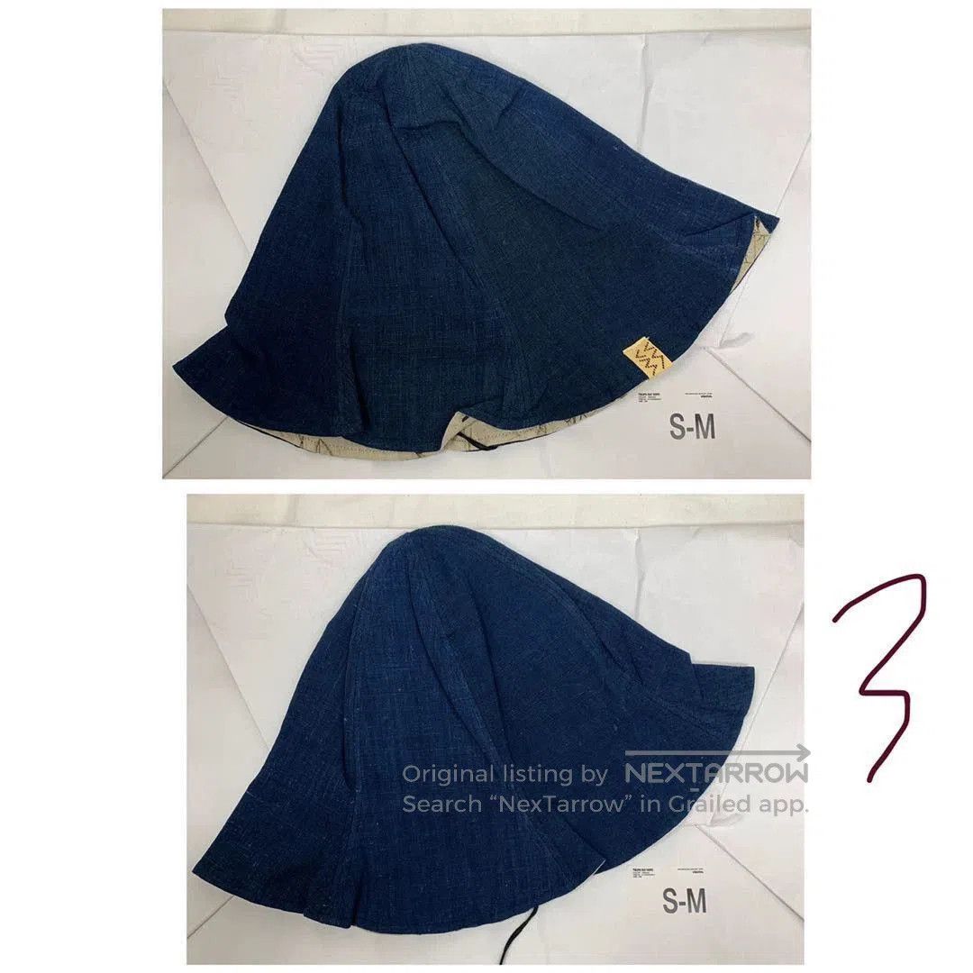 Visvim Blue Floral Pattern Bucket Hat S-M. Size ONE SIZE - 2 Thumbnail
