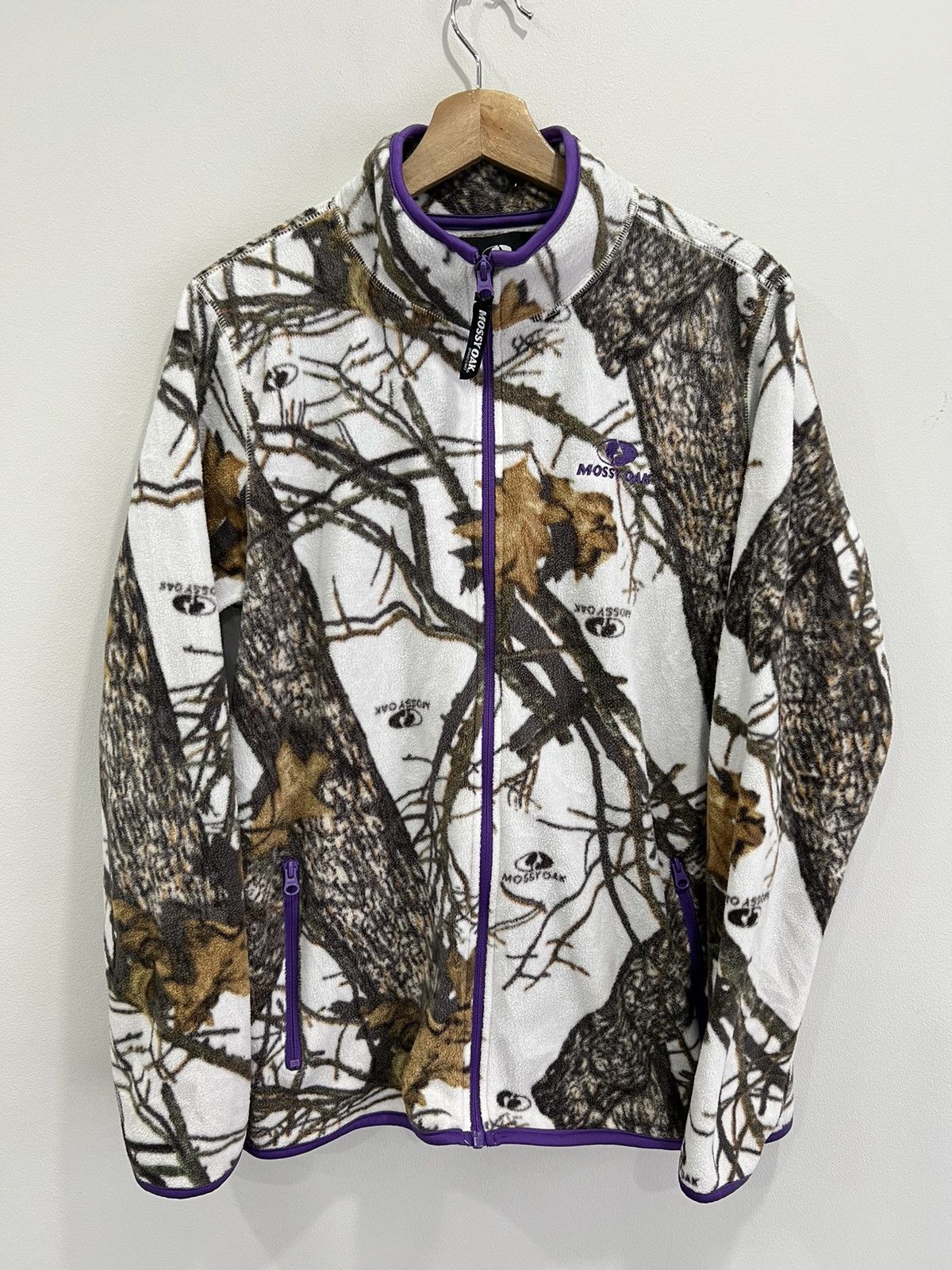 Mossy Oaks Vintage Womens Mossy Oaks Camo Real Tree Fleece Zip Sweater Size XL / US 12-14 / IT 48-50 - 1 Thumbnail