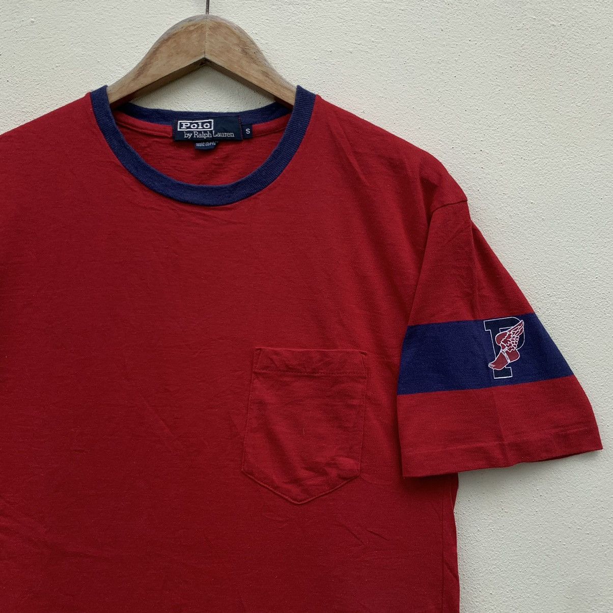 Polo Ralph Lauren × Ralph Lauren × Vintage Vintage 90s POLO RALPH LAUREN P-WING POCKET T-shirt Size US S / EU 44-46 / 1 - 3 Thumbnail