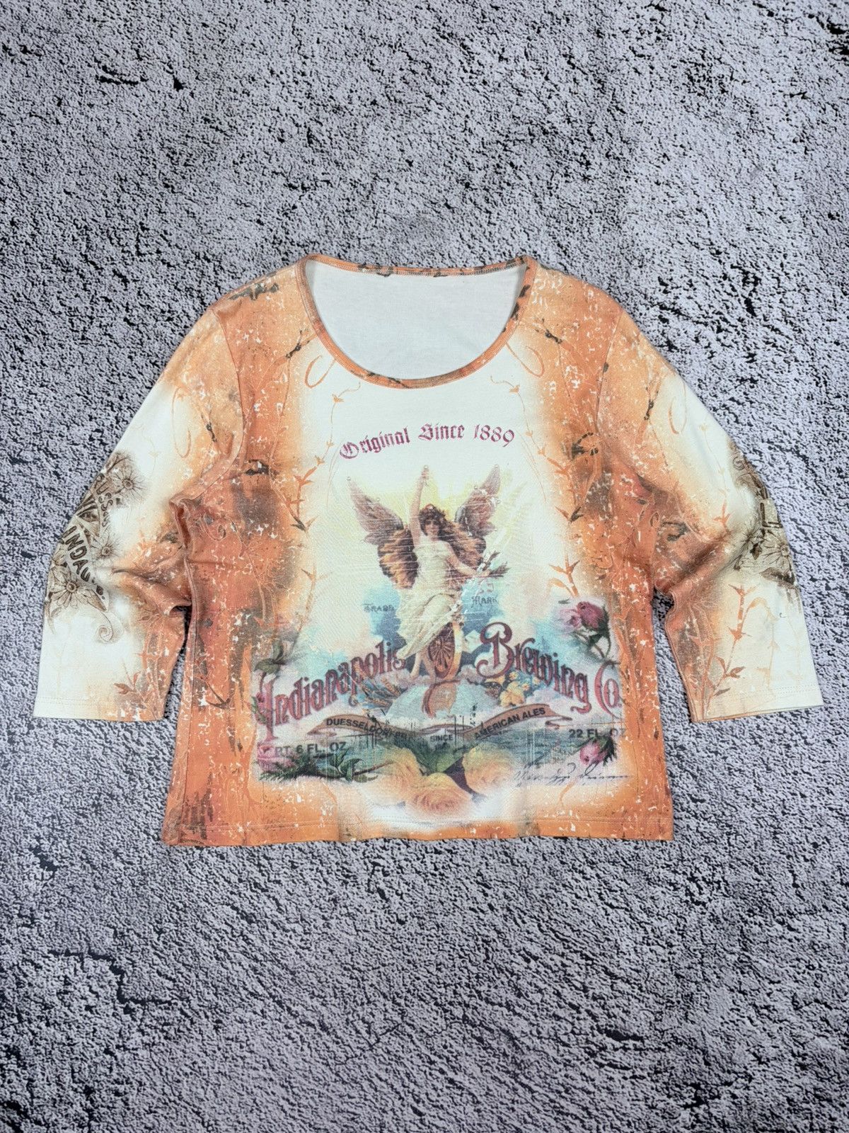 Japanese Brand Vintage Y2K Grunge Angel Lion All Over Print Top Size M Size L / US 10 / IT 46 - 1 Thumbnail