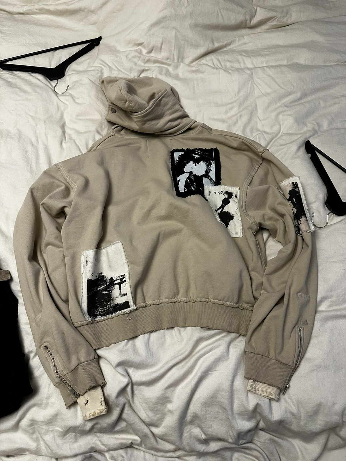 SHINE LUXURY "GUANTANAMO" scarfed zipper hoodie Size US XXL / EU 58 / 5 - 6 Thumbnail