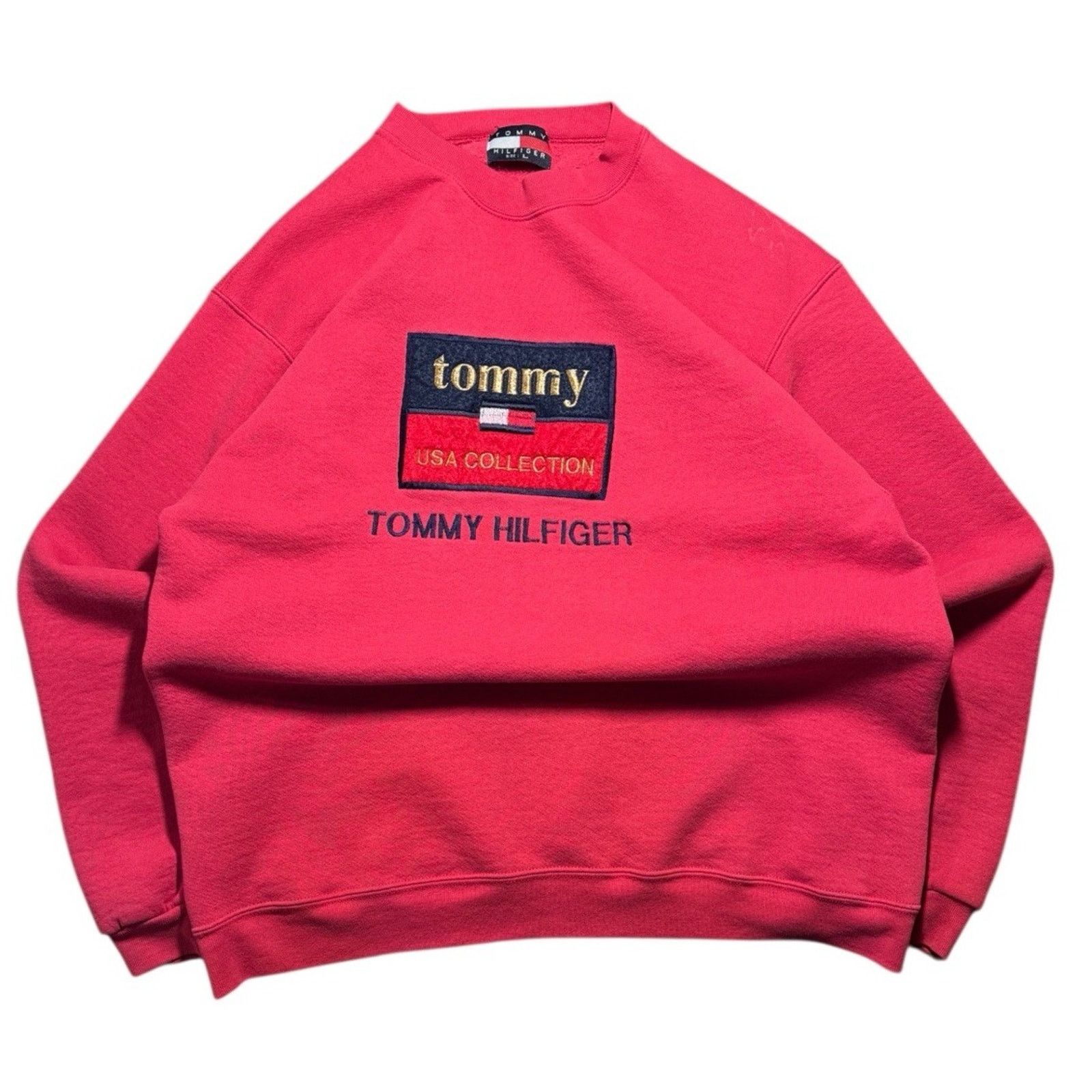 Tommy Hilfiger Vintage 1990's Tommy Hilfiger Sweatshirt Size Large Size US L / EU 52-54 / 3 - 1 Thumbnail