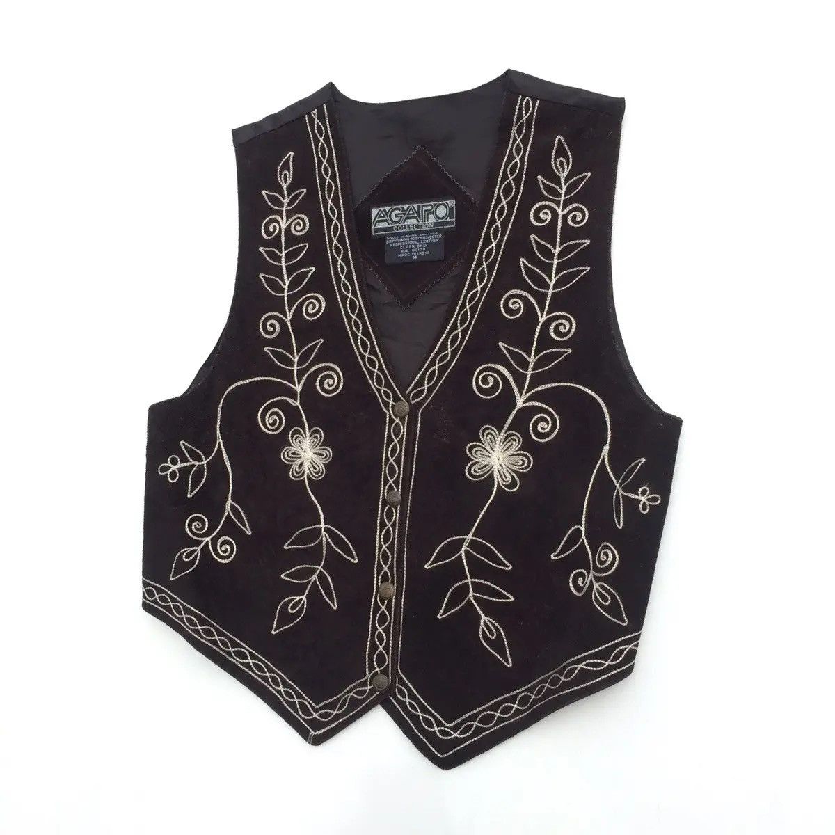 Hysteric Glamour × Japanese Brand Vintage Vest Leather Agapo Collection Made in India Size US M / EU 48-50 / 2 - 4 Thumbnail