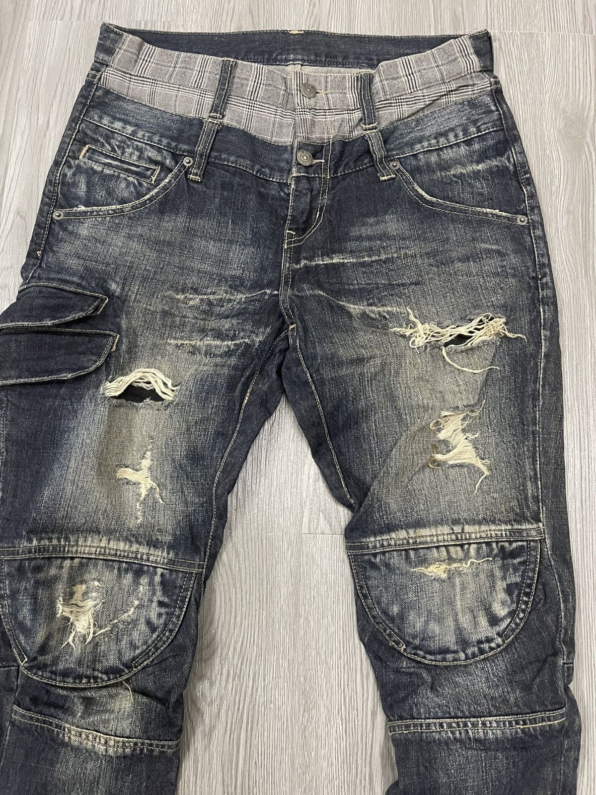 Japanese Brand × PPFM PPFM biker denim Size US 31 - 4 Thumbnail