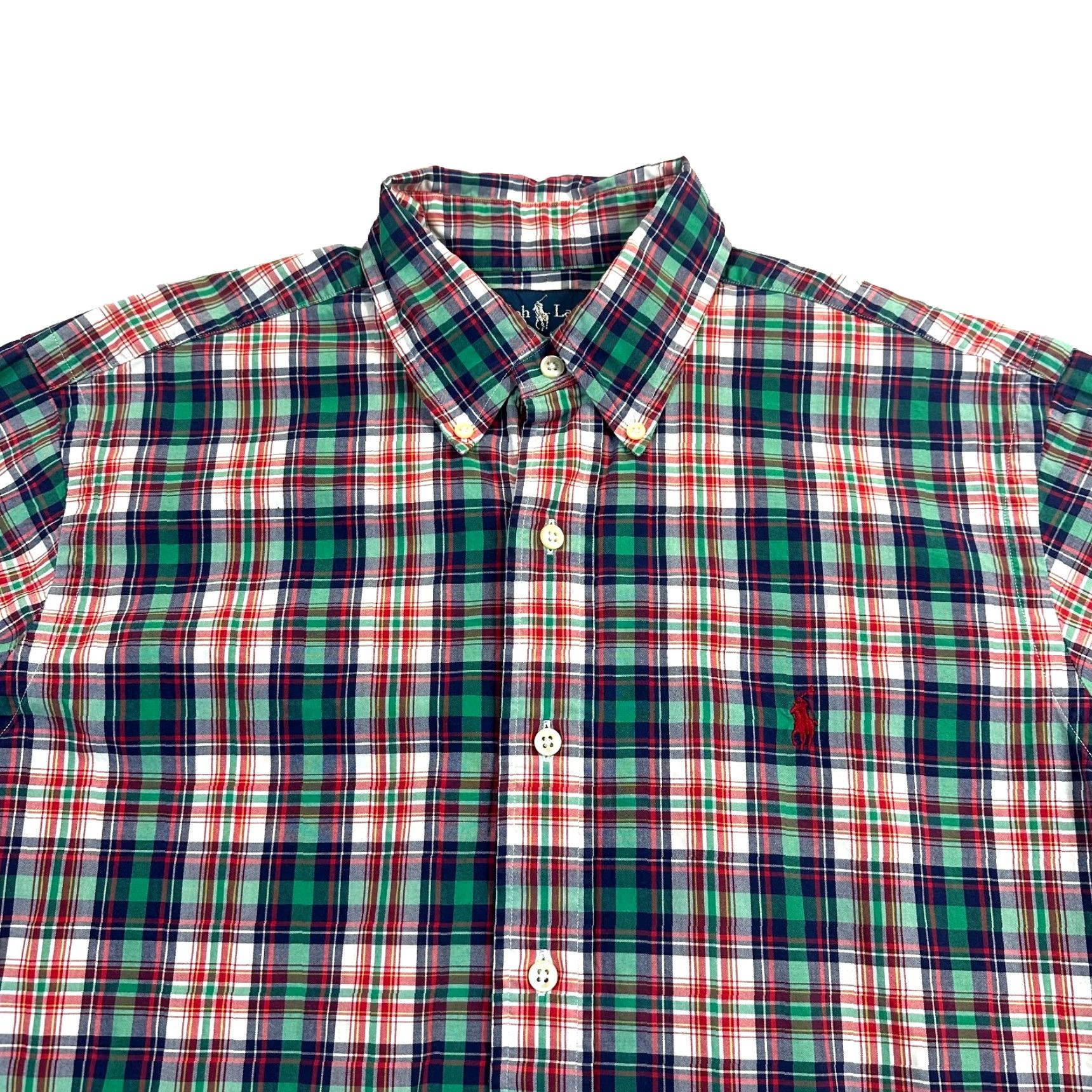 Polo Ralph Lauren Polo Ralph Lauren Button-Down Plaid Red Pony 15.5 by 32/33 Small/Med Mens Shirt Classic Size US S / EU 44-46 / 1 - 2 Thumbnail