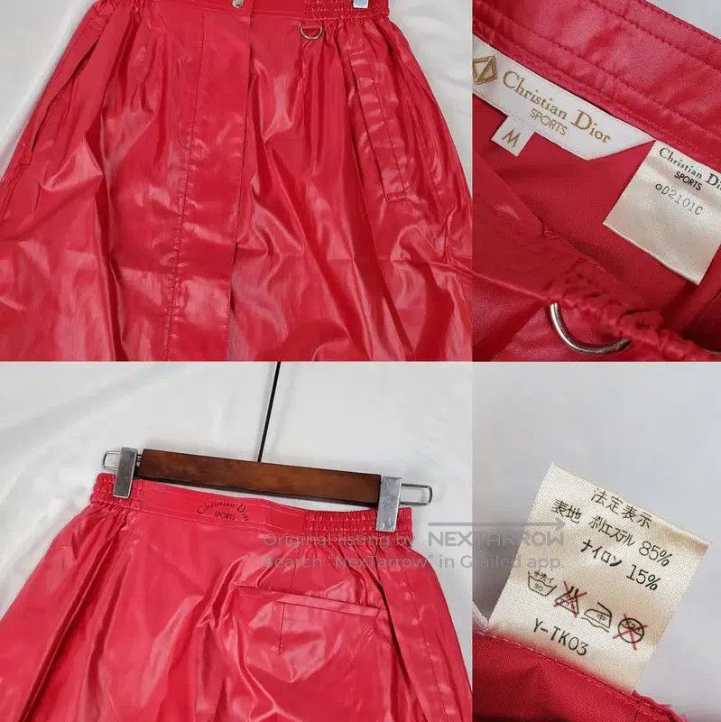 Dior Dior Red A-Line Skirt for Summer . Size 24" / US 00 / IT 34 - 3 Thumbnail