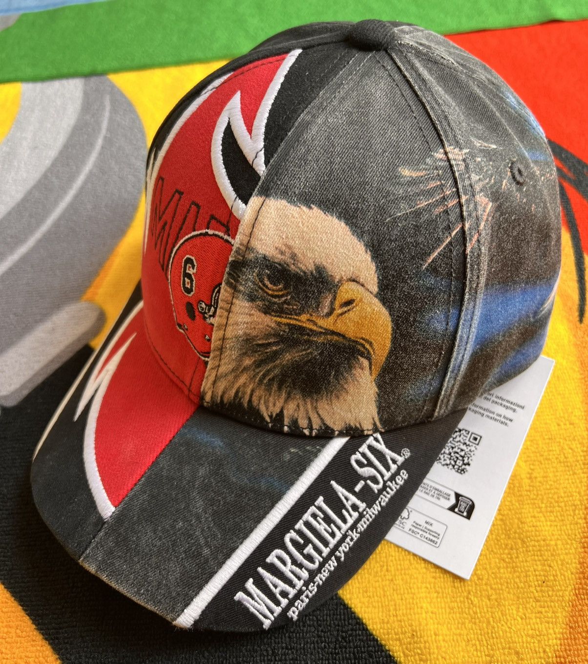 Maison Margiela × Supreme Supreme x MM6 Maison Margiela Split 6-Panel Cap Black 2026 Size ONE SIZE - 2 Thumbnail