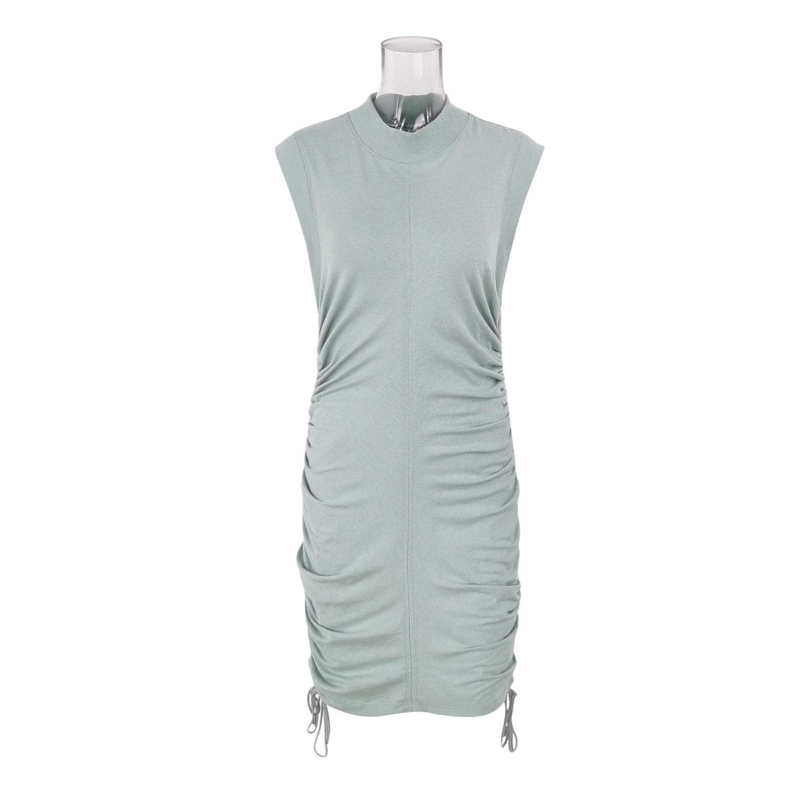 Alexander Wang Alexander Wang Ruched Cotton Mini Dress Size M Size M / US 6-8 / IT 42-44 - 1 Thumbnail