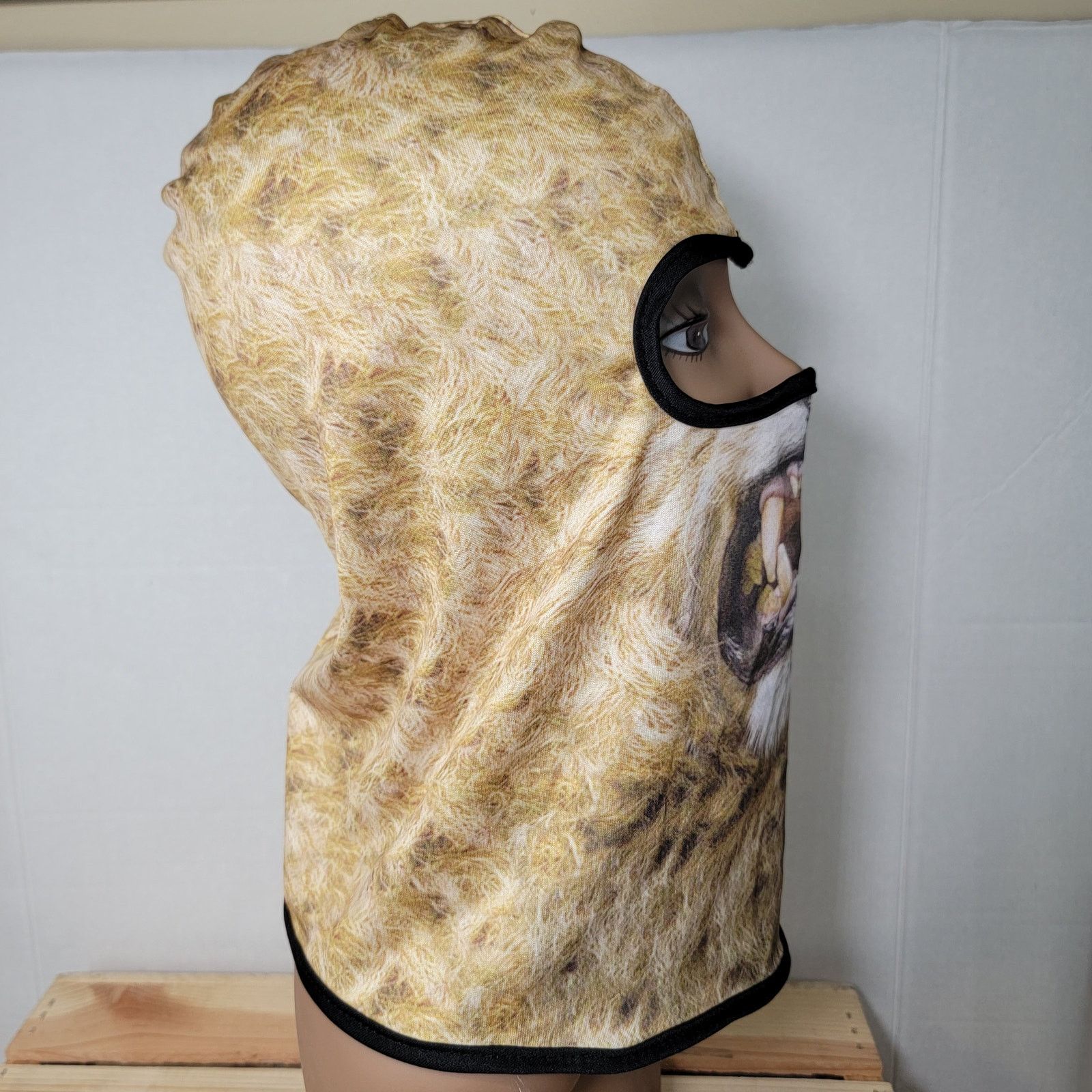 Other Polyester Lion Face Balaclava Mask for Adults Size ONE SIZE - 2 Thumbnail