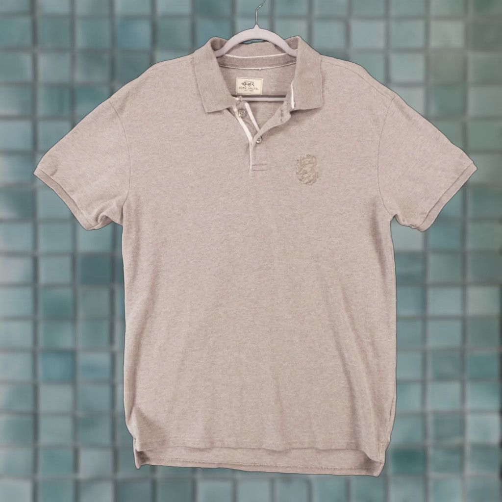 Ecko Unltd. Ecko Unltd Shirt Polo Short Sleeve Gray XL Rhino Logo Mens Size US XL / EU 56 / 4 - 1 Thumbnail