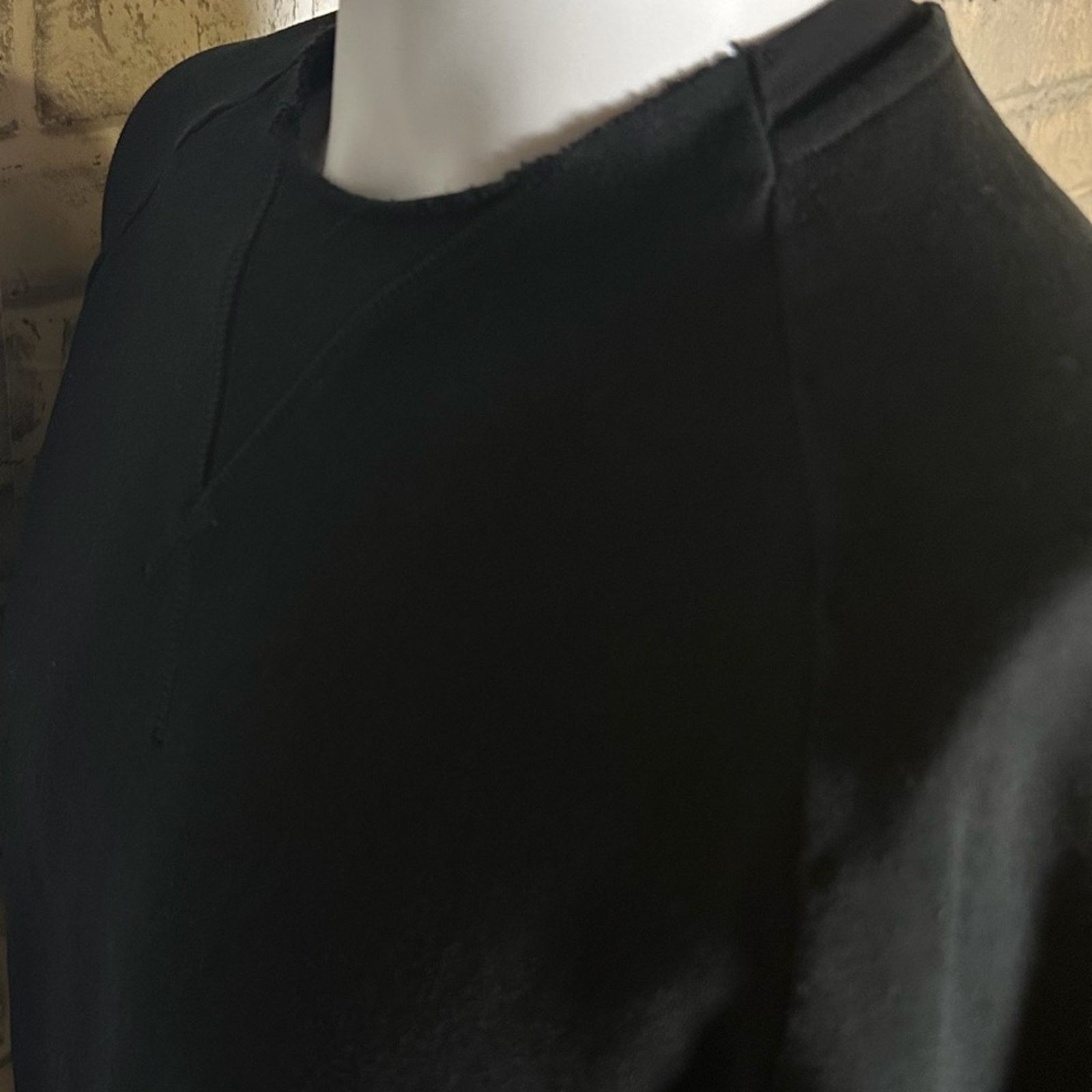 Devoa Long Sleeve Soft Jersey Pullover size L Black Cotton Japan Size US L / EU 52-54 / 3 - 8 Thumbnail