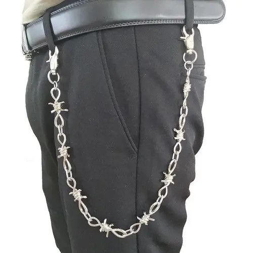 Jewelry Barb Wire Wallet Chain Size ONE SIZE - 5 Thumbnail