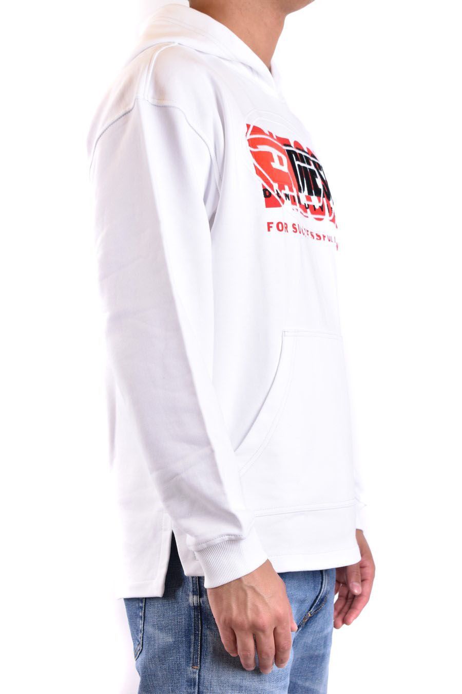 Diesel hoodie in cotton with loose fit and iconic logo Size US XXL / EU 58 / 5 - 4 Thumbnail
