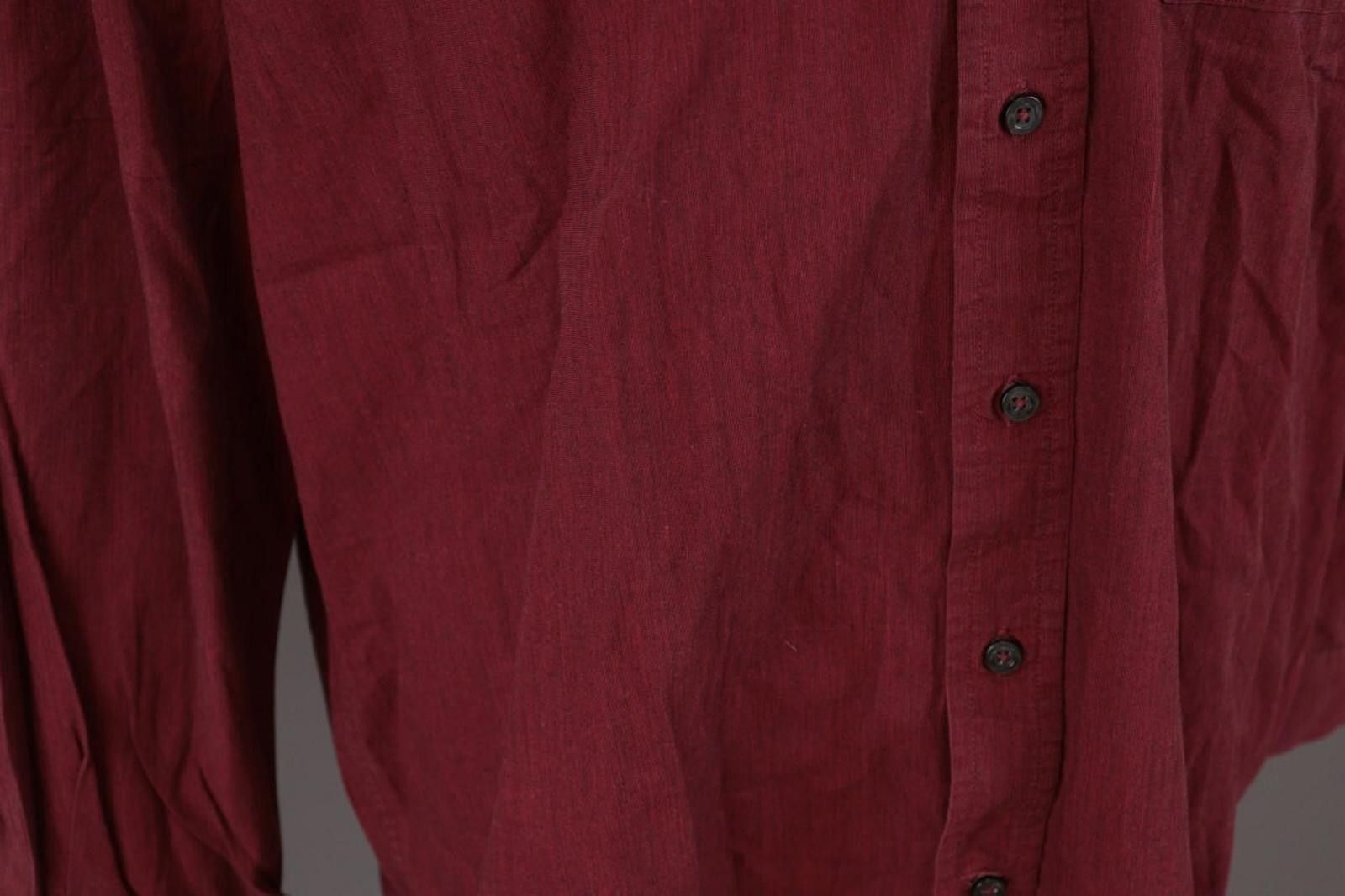 Paul Smith Vintage Paul Smith Burgundy Down Dress Shirt Size 43 Size US M / EU 48-50 / 2 - 6 Thumbnail