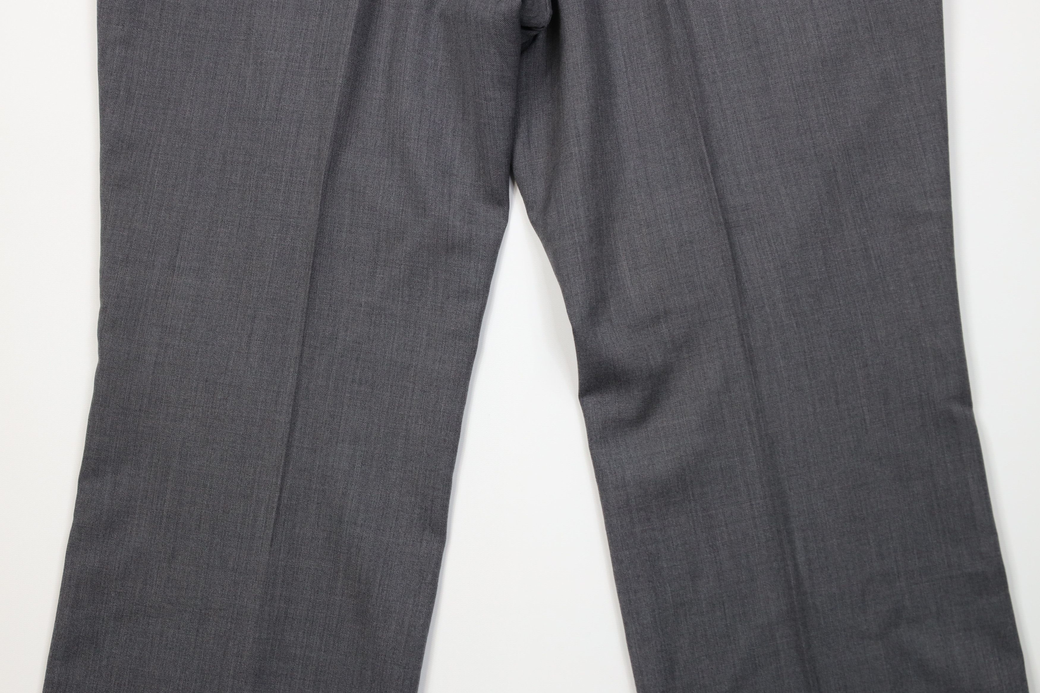 Lands' End Vintage 80s Lands End Knit Wide Leg Chino Pants Gray USA Size US 40 / EU 56 - 13 Thumbnail