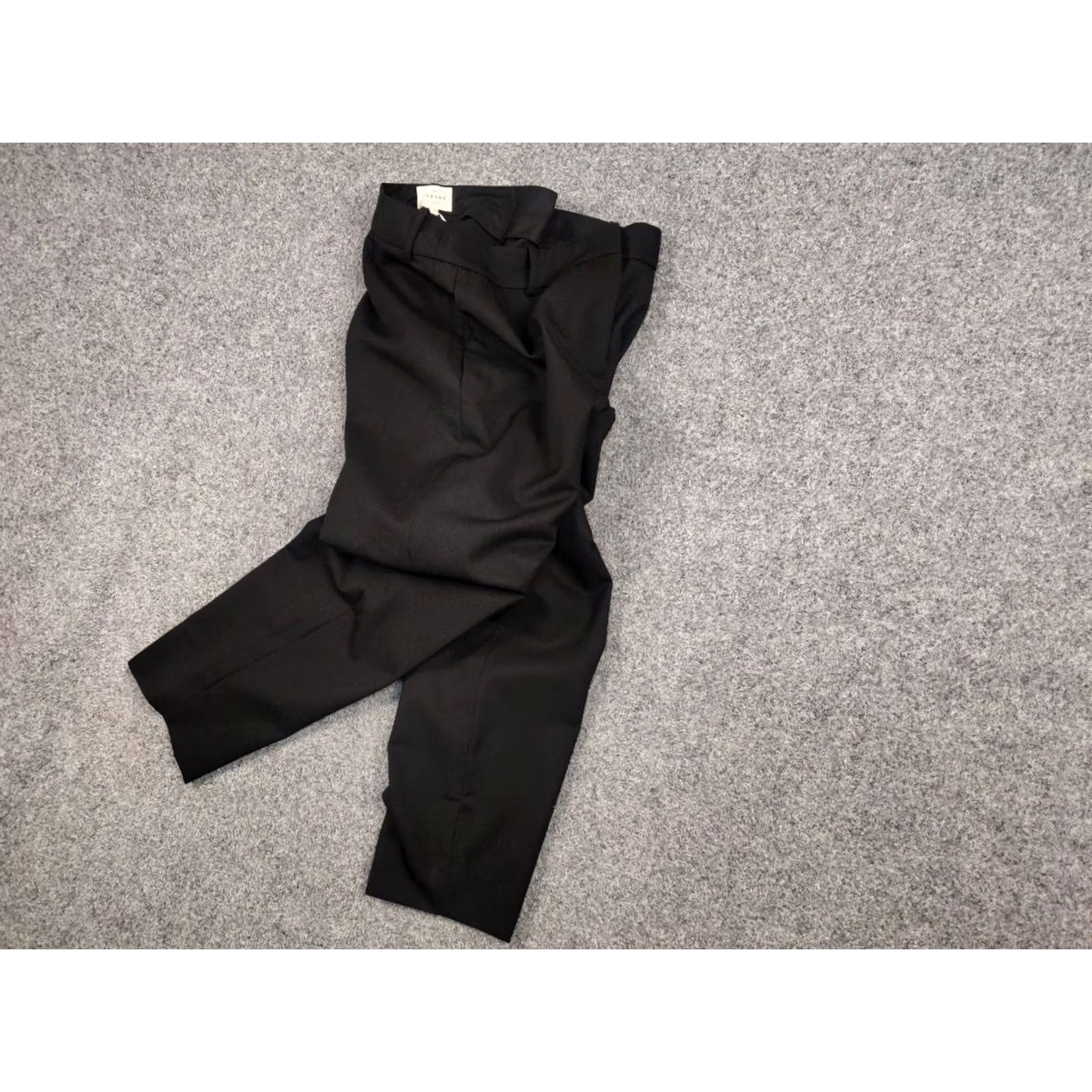 Vintage Sezane Paris Design Black Womens Ankle Trouser Pants Size 32" / US 10 / IT 46 - 3 Thumbnail