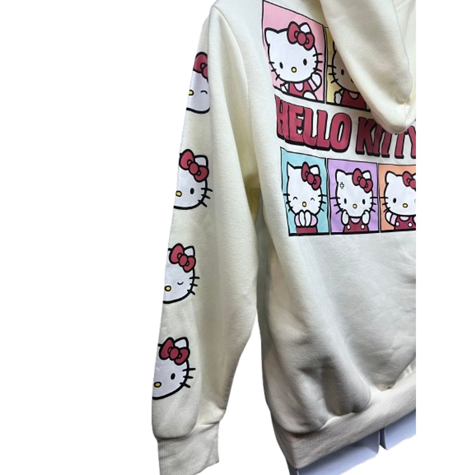 Other Hello Kitty Sanrio Beige Graphic Hoodie Sweatshirt Medium Size M / US 6-8 / IT 42-44 - 5 Thumbnail