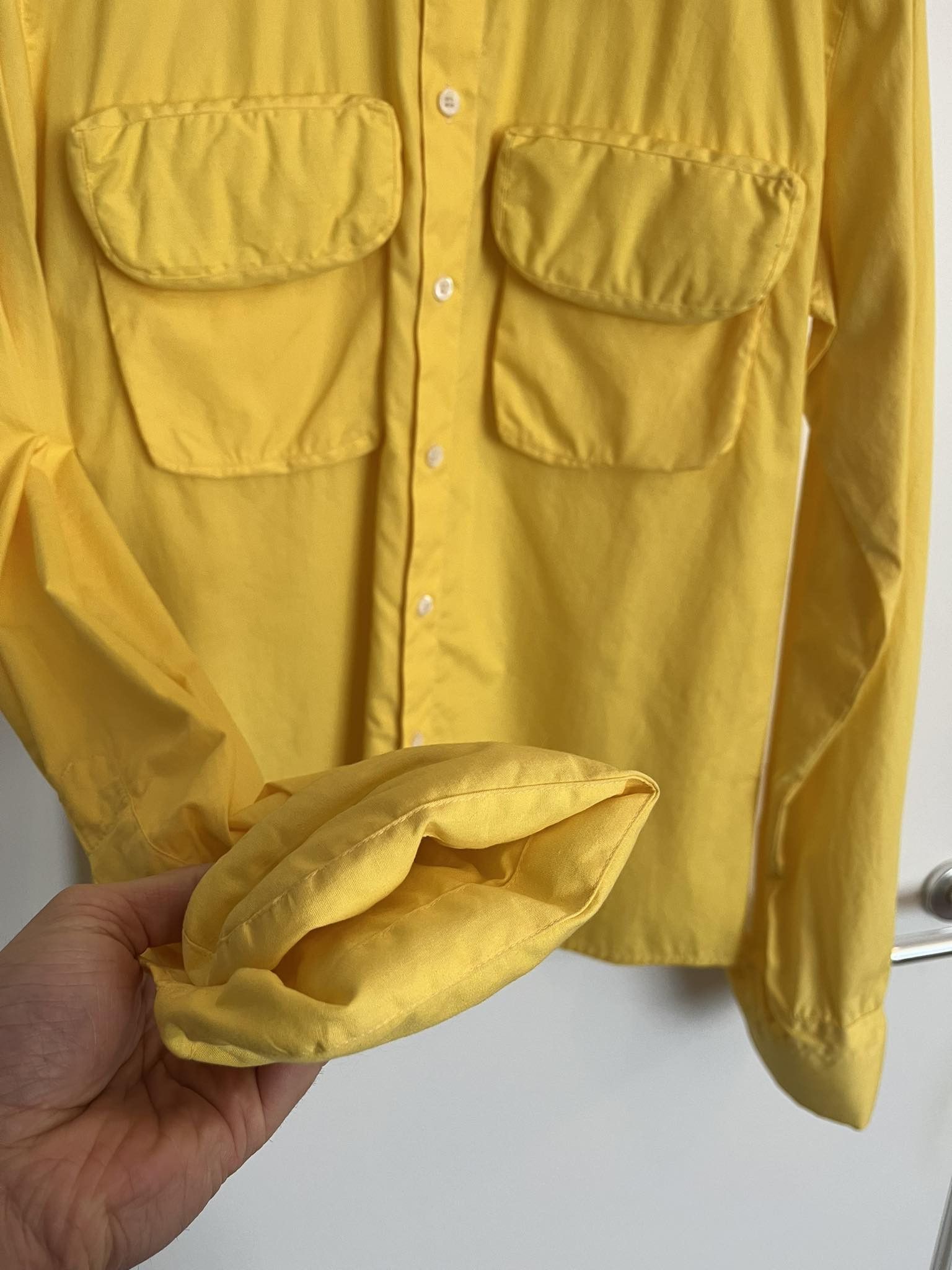 Image of Walter Van Beirendonck Yellow Padded Shirt, Men's (Size Small)