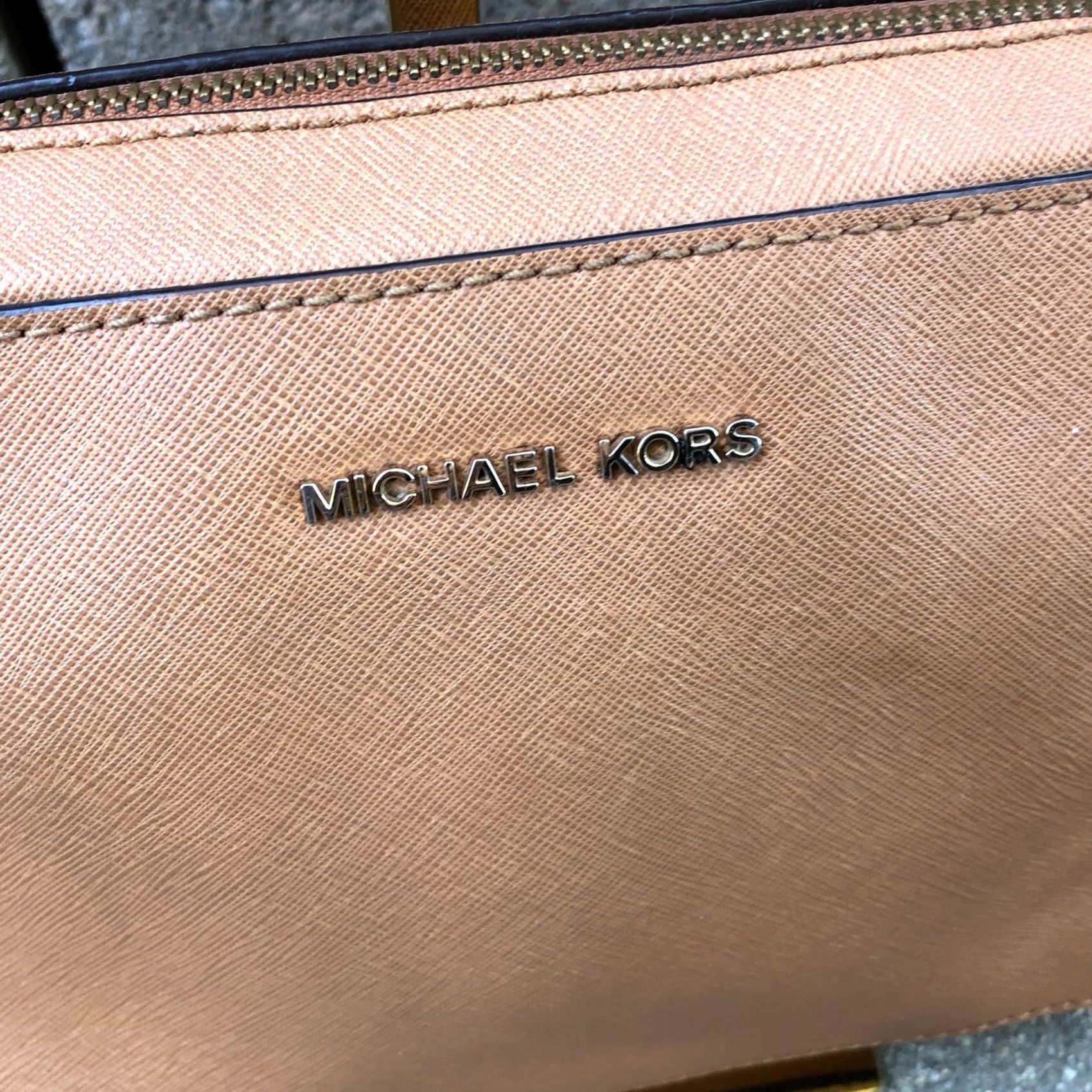 Michael Kors MICHAEL KORS Jet Set Chain Crossbody Purse Brown Shoulder Bag Saffiano Leather Size ONE SIZE - 3 Thumbnail