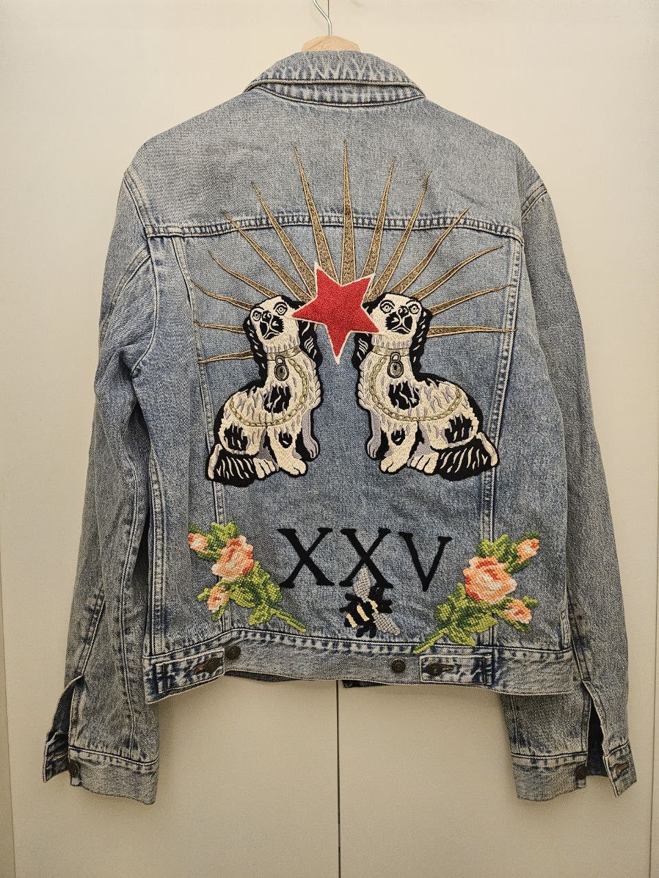 Dover Street Market × Gucci DSM Dogs Embroided Denim Jacket Size US M / EU 48-50 / 2 - 1 Thumbnail
