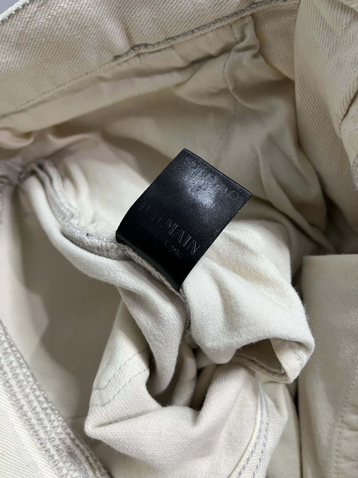 Balmain SS12 Christophe decarnin distressed biker jeans Size US 27 - 10 Thumbnail