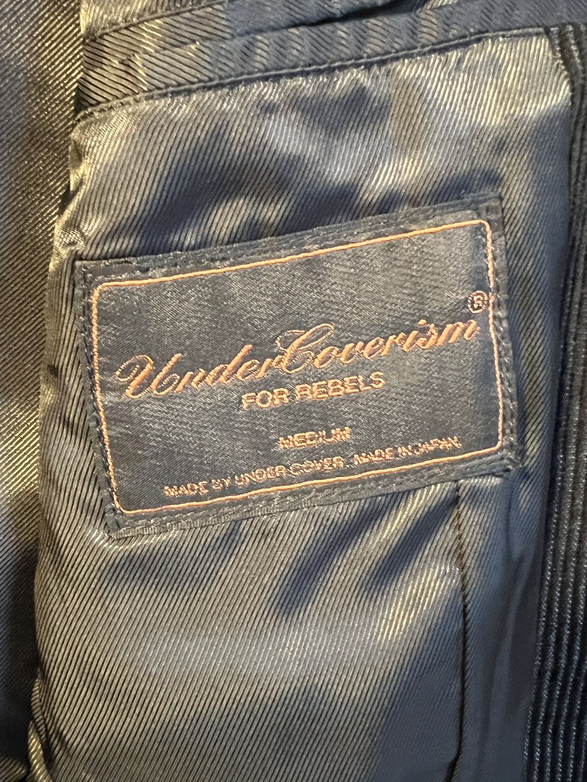 Jun Takahashi Undercover Blazer Black Custom Size 38R - 4 Thumbnail