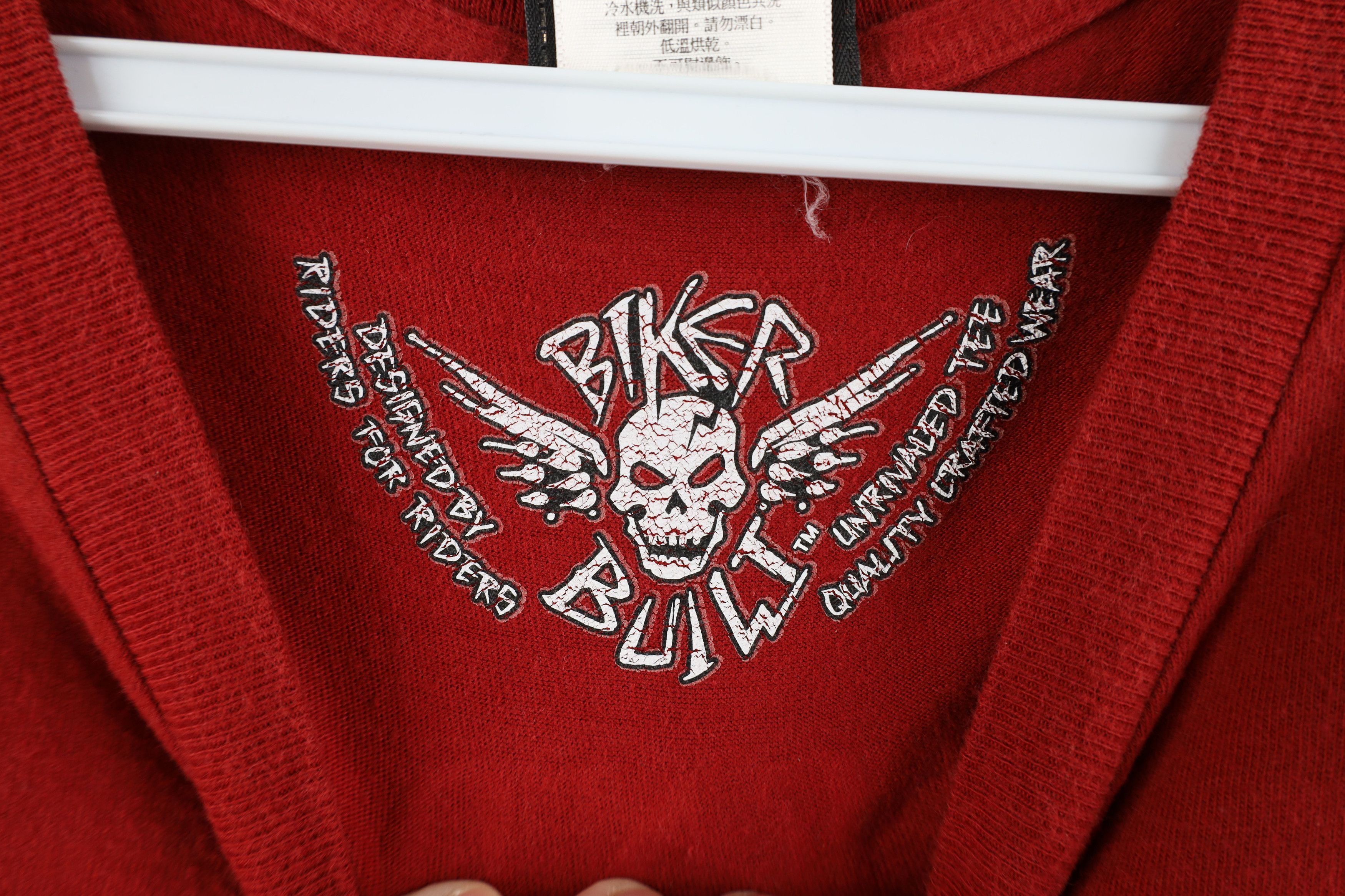 Harley Davidson × Vintage Vintage Y2K Harley Davidson Spell Skull Motorcycle T-Shirt Size US XXL / EU 58 / 5 - 10 Thumbnail