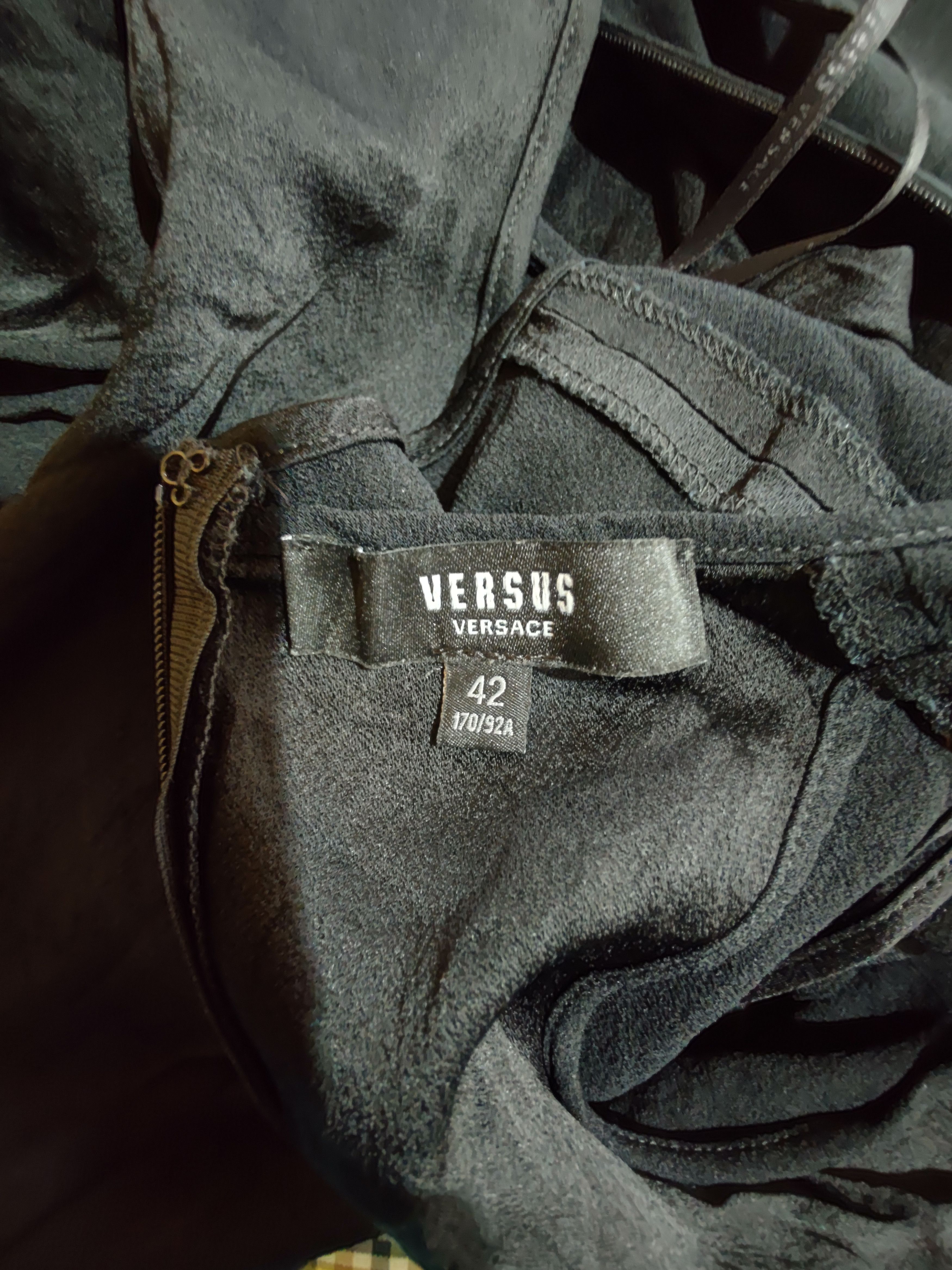 Versace × Versus Versace VERSUS VERSACE MINI BLACK DRESS Size M / US 6-8 / IT 42-44 - 2 Thumbnail