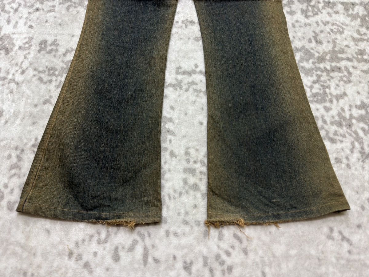 Vintage Lady Wrangler Bell Bottom 90s Sun Faded Grunge Denim Jeans Size US 28 / EU 44 - 15 Thumbnail