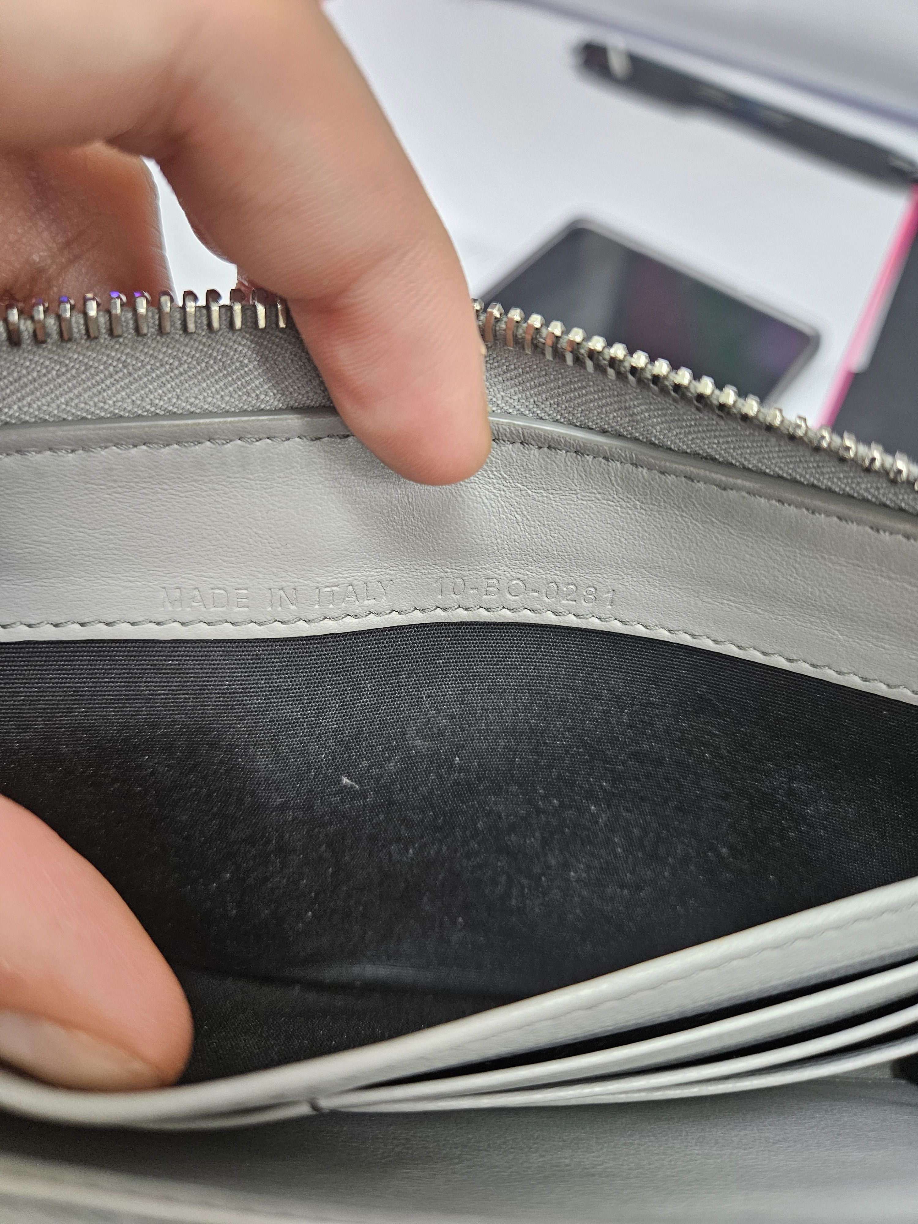 Dior Dior Grey Oblique Galaxy Leather Zipped Long Wallet Size ONE SIZE - 9 Thumbnail