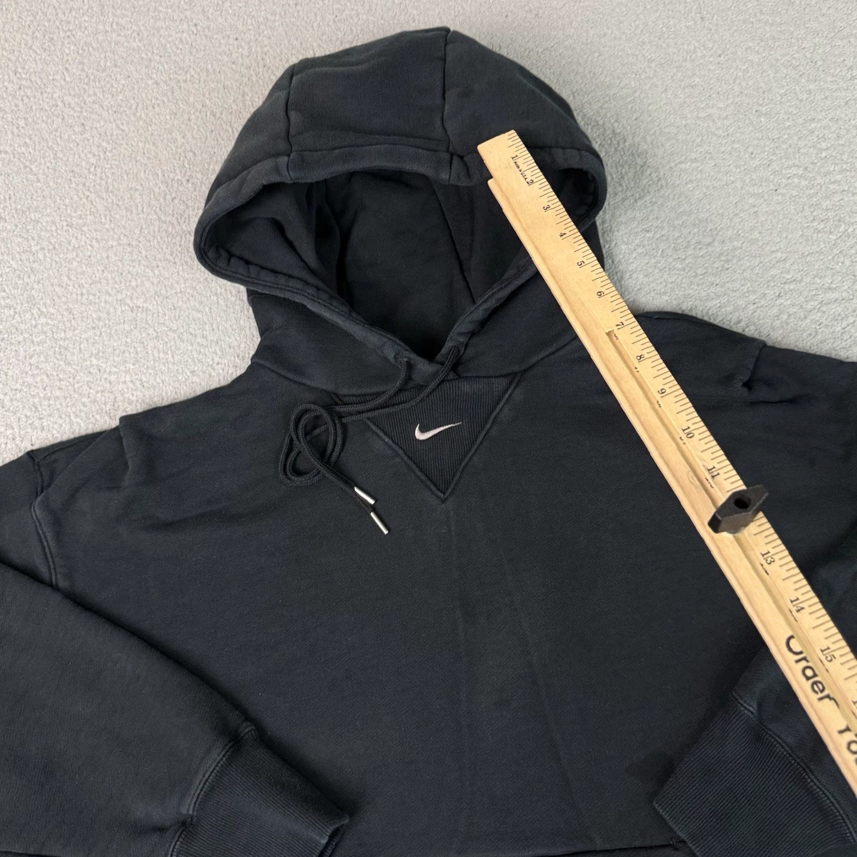 Nike Nike Sportswear Hoodie Womens 2XL Black Center Swoosh Oversized Pullover Casual Activewear Winter Fall Spring Womens Size XXL / US 16-18 / IT 52-54 - 7 Thumbnail