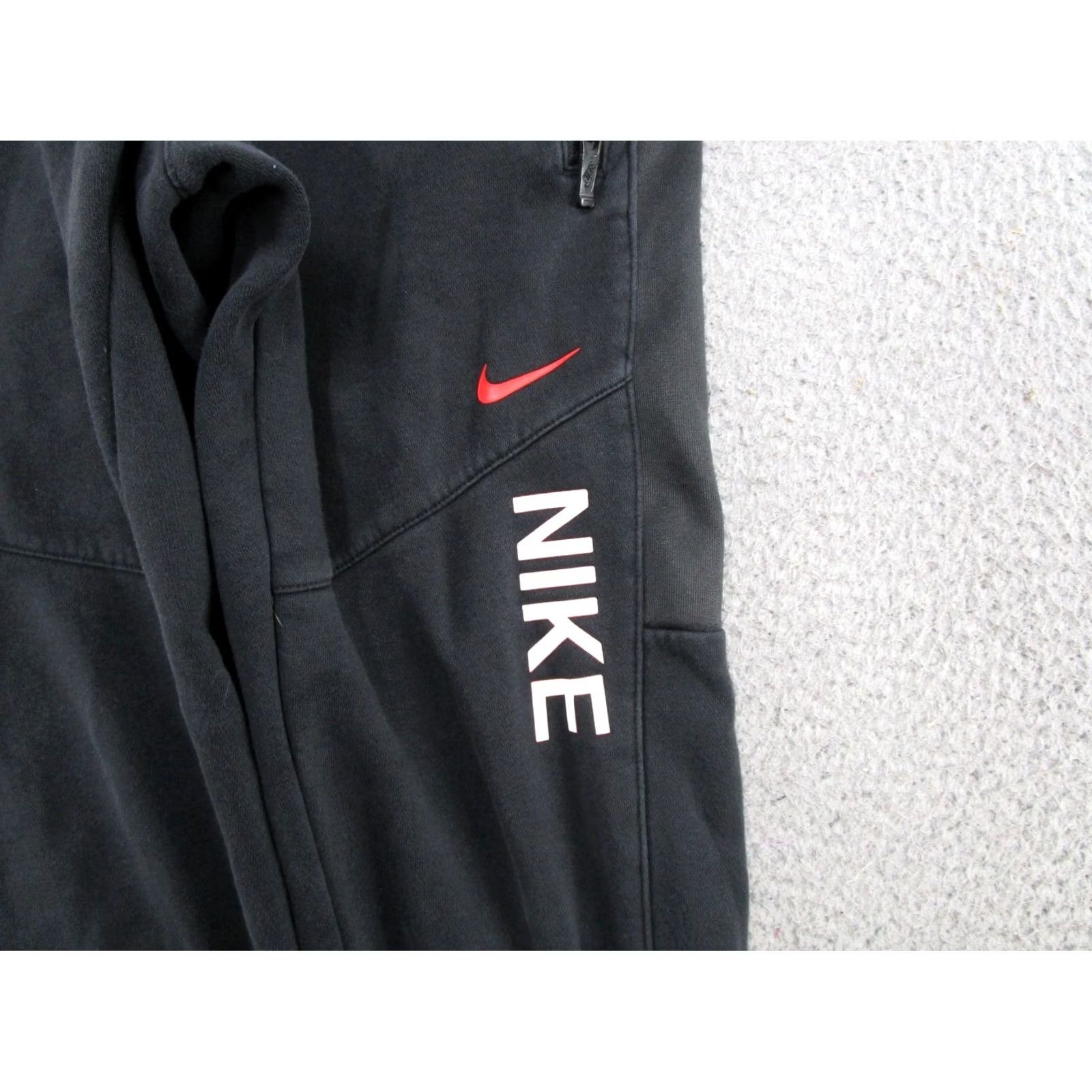 Nike NIKE Joggers Mens Size S Black Tech Fleece Gym Sweatpants DV2330 Zip Pockets Size US 29 - 2 Thumbnail