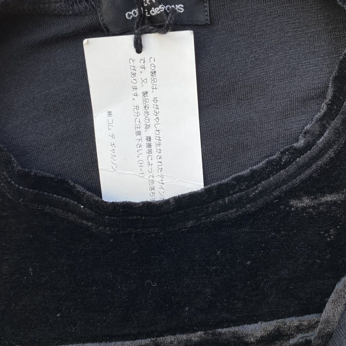 Comme des Garcons AW03 Flowers Attached Velour Top Size M / US 6-8 / IT 42-44 - 5 Thumbnail