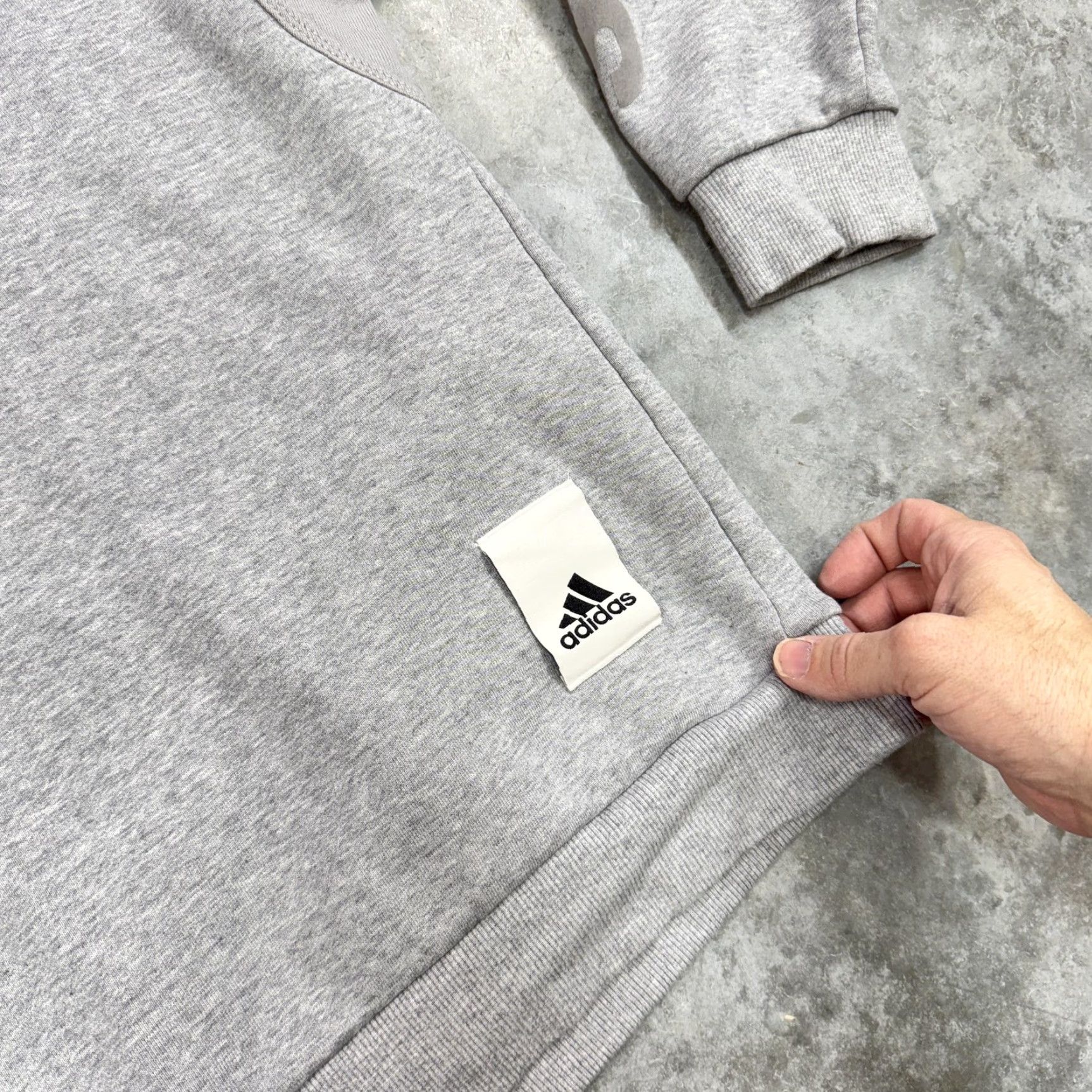 Adidas Adidas Sweatshirt Mens XL Crewneck Sportswear Pullover Spell Out Athletic Gray Size US XL / EU 56 / 4 - 4 Thumbnail