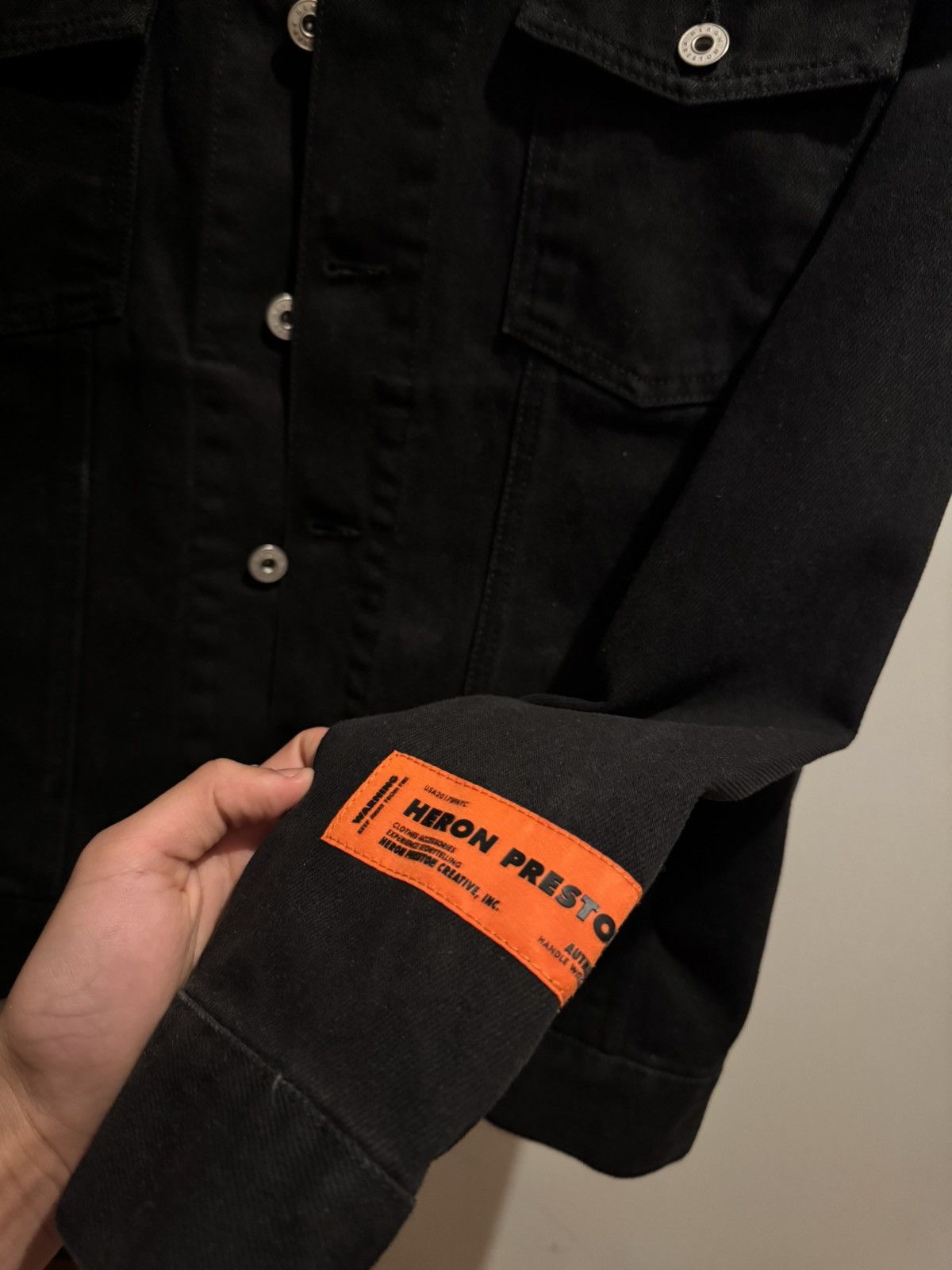 Heron Preston Heron Preston Denim Jacket Size US S / EU 44-46 / 1 - 4 Thumbnail
