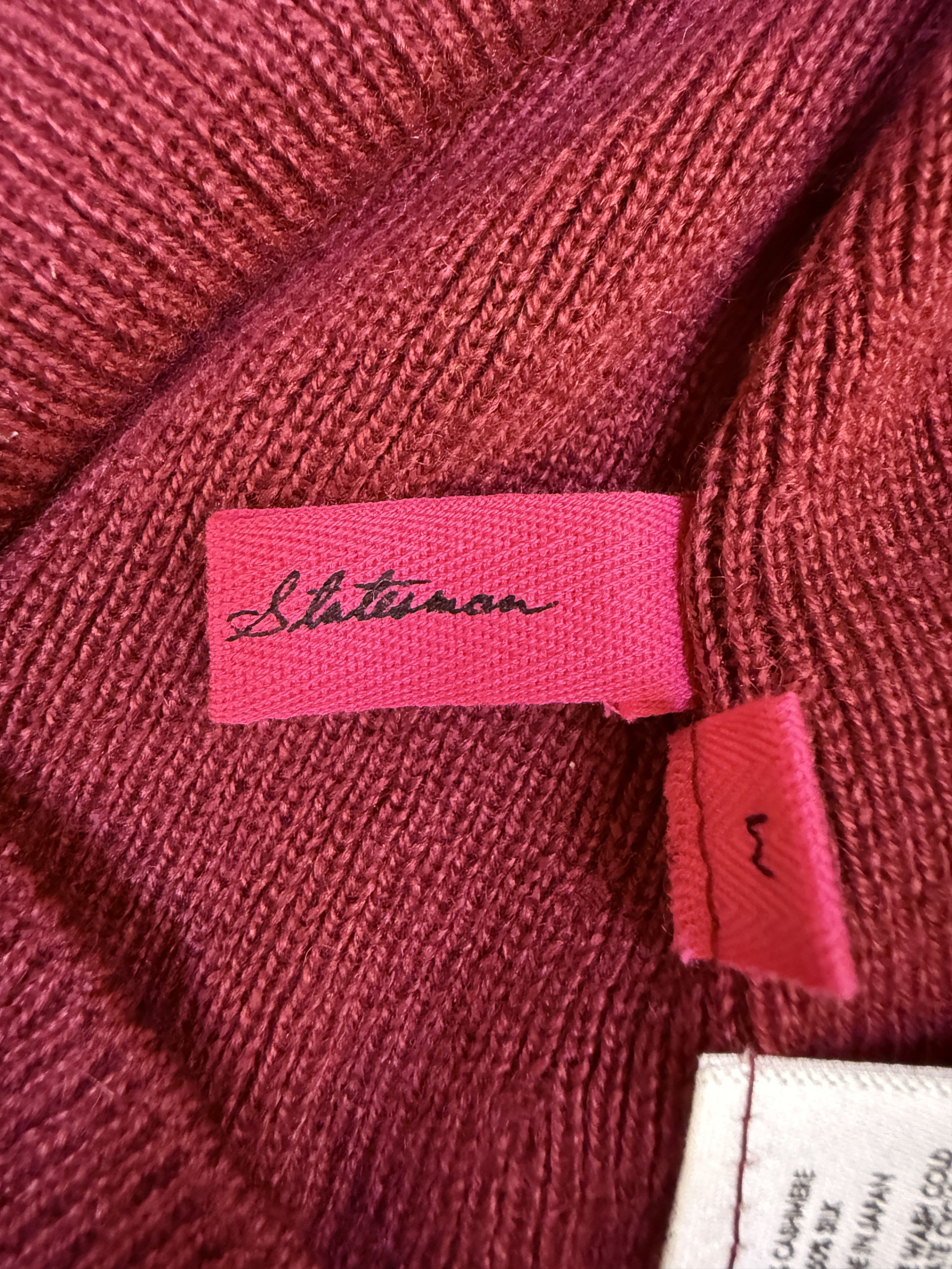 The Elder Statesman $650 The Elder Statesman Delicash Merlot Turtleneck Size M / US 6-8 / IT 42-44 - 5 Thumbnail
