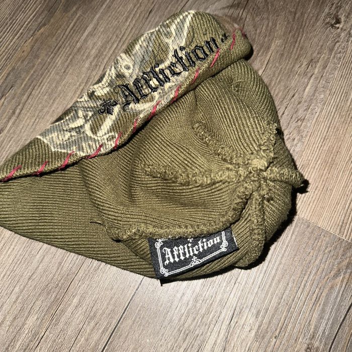 Affliction Skull affliction beanie | Grailed