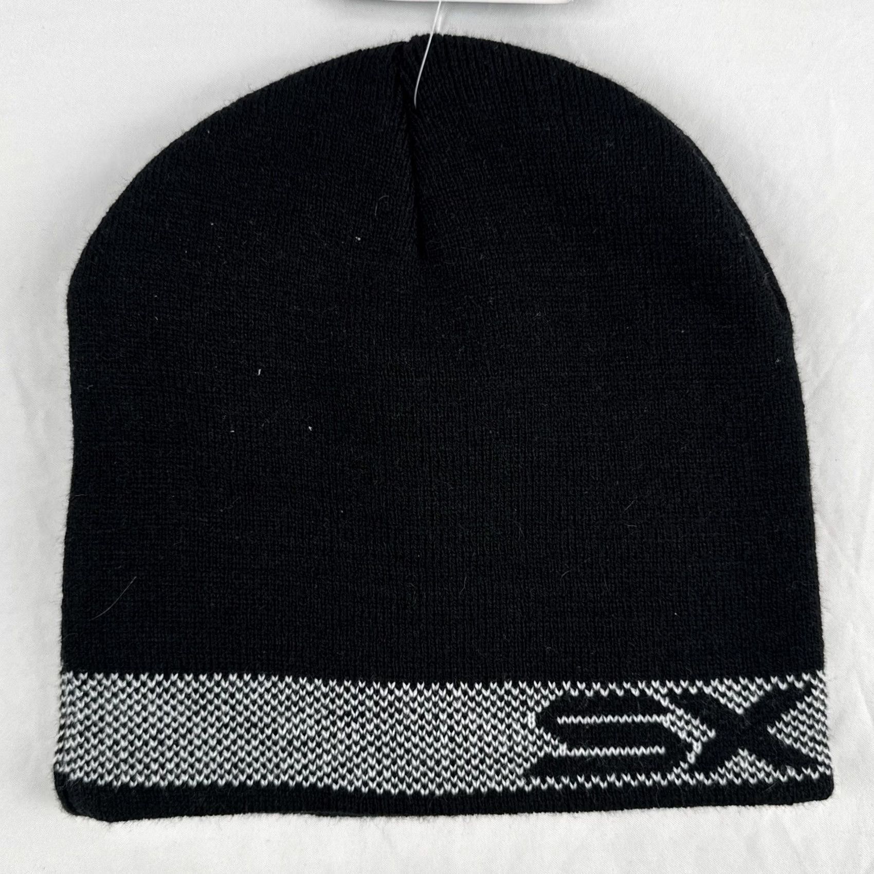 Vintage Monster Energy Beanie Hat Black SX Knit Cap NWT AMA Racing Beanie Headwear Mens One Size Knit Black SX Patch Front 90s? Size ONE SIZE - 4 Thumbnail