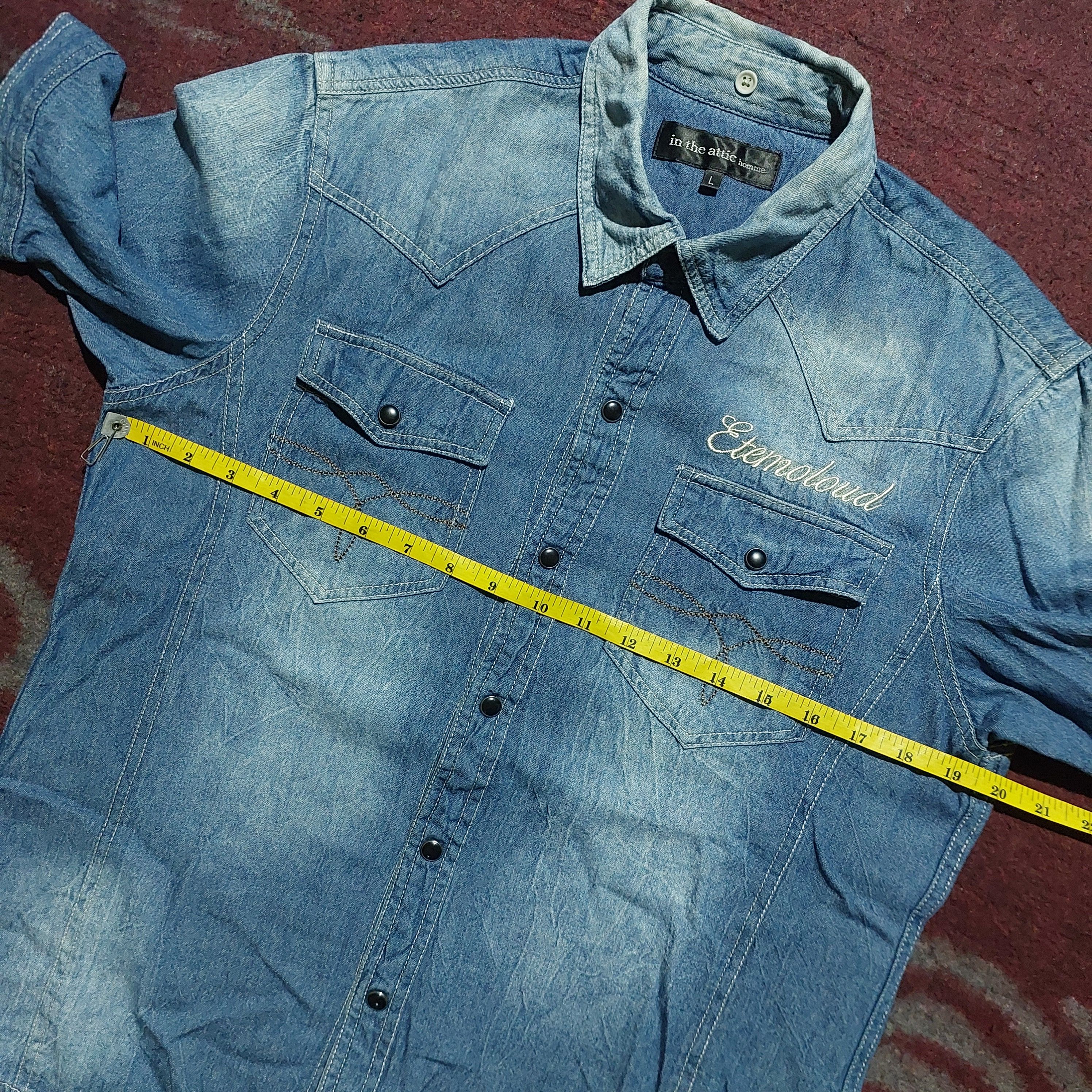 In The Attic In The Attic button up blue shirt Size US L / EU 52-54 / 3 - 11 Thumbnail