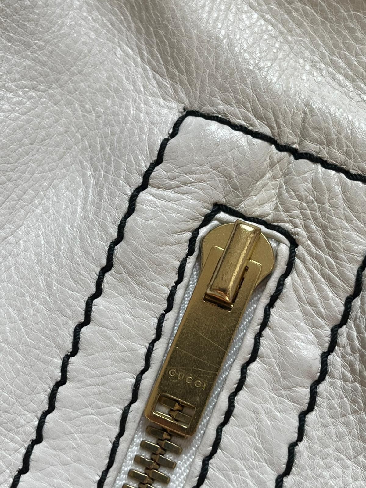 Gucci Gucci 2006 Genuine Leather Pockets Cropped Madonna Jacket Size XS / US 0-2 / IT 36-38 - 6 Thumbnail